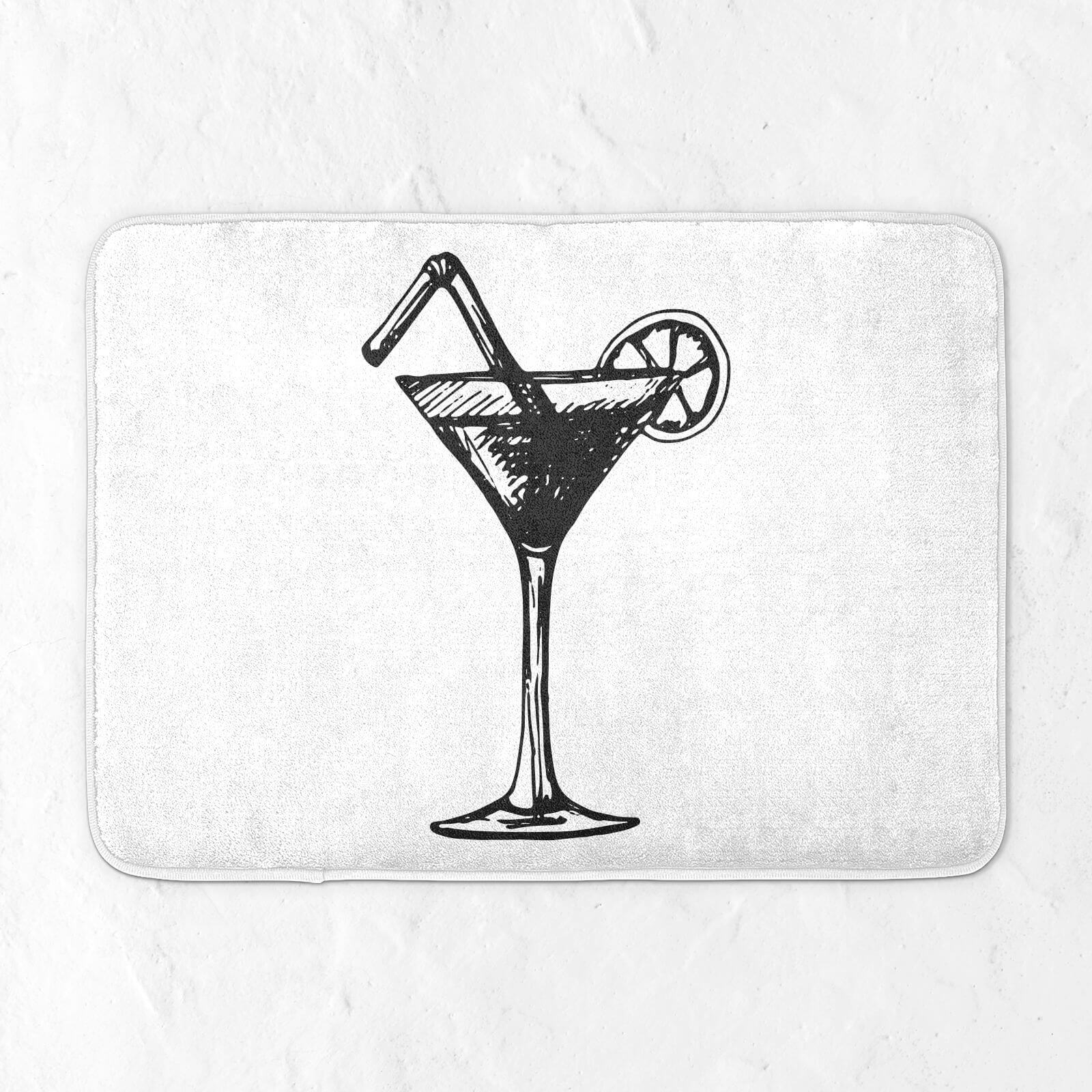Beach Cocktail Bath Mat