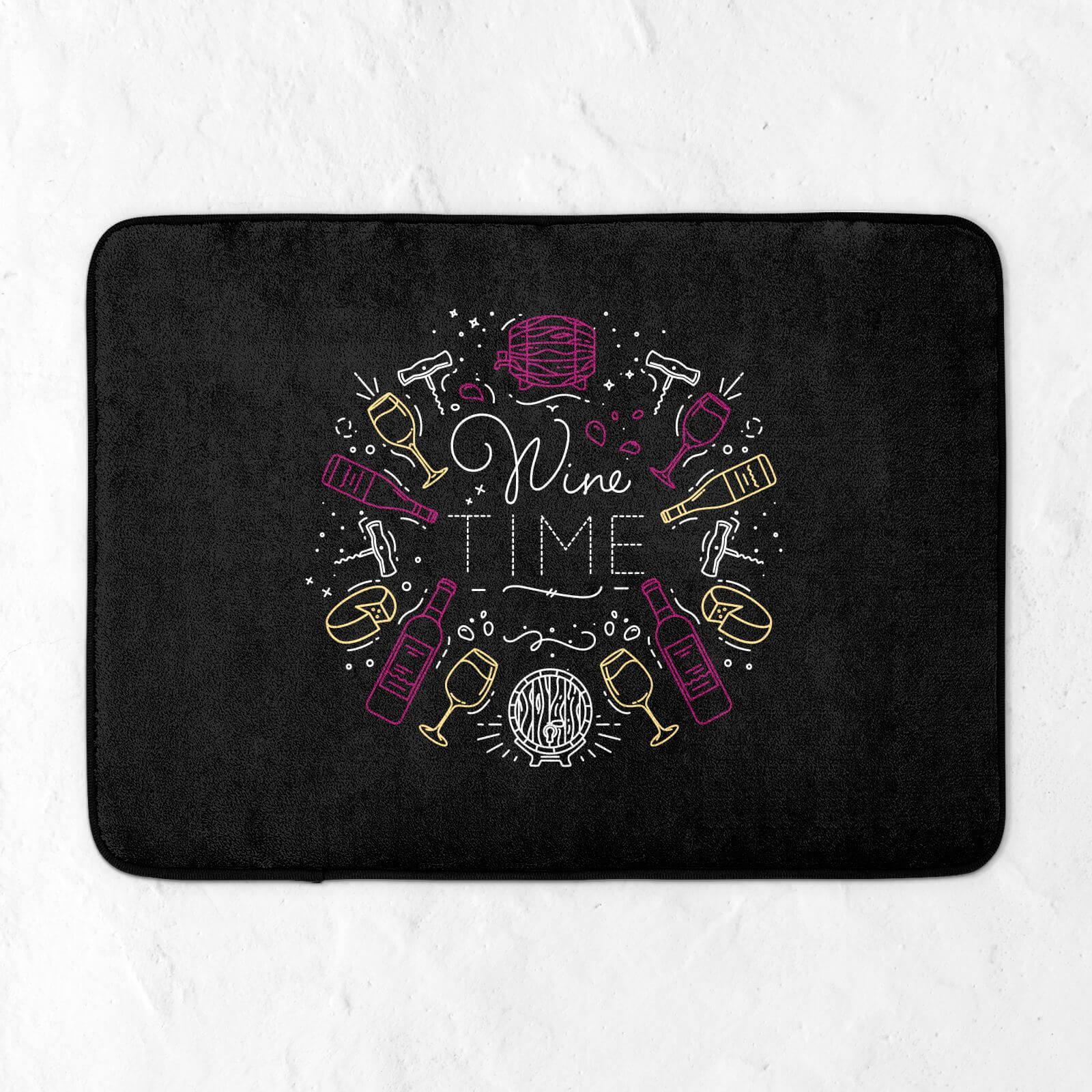Wine Time Bath Mat