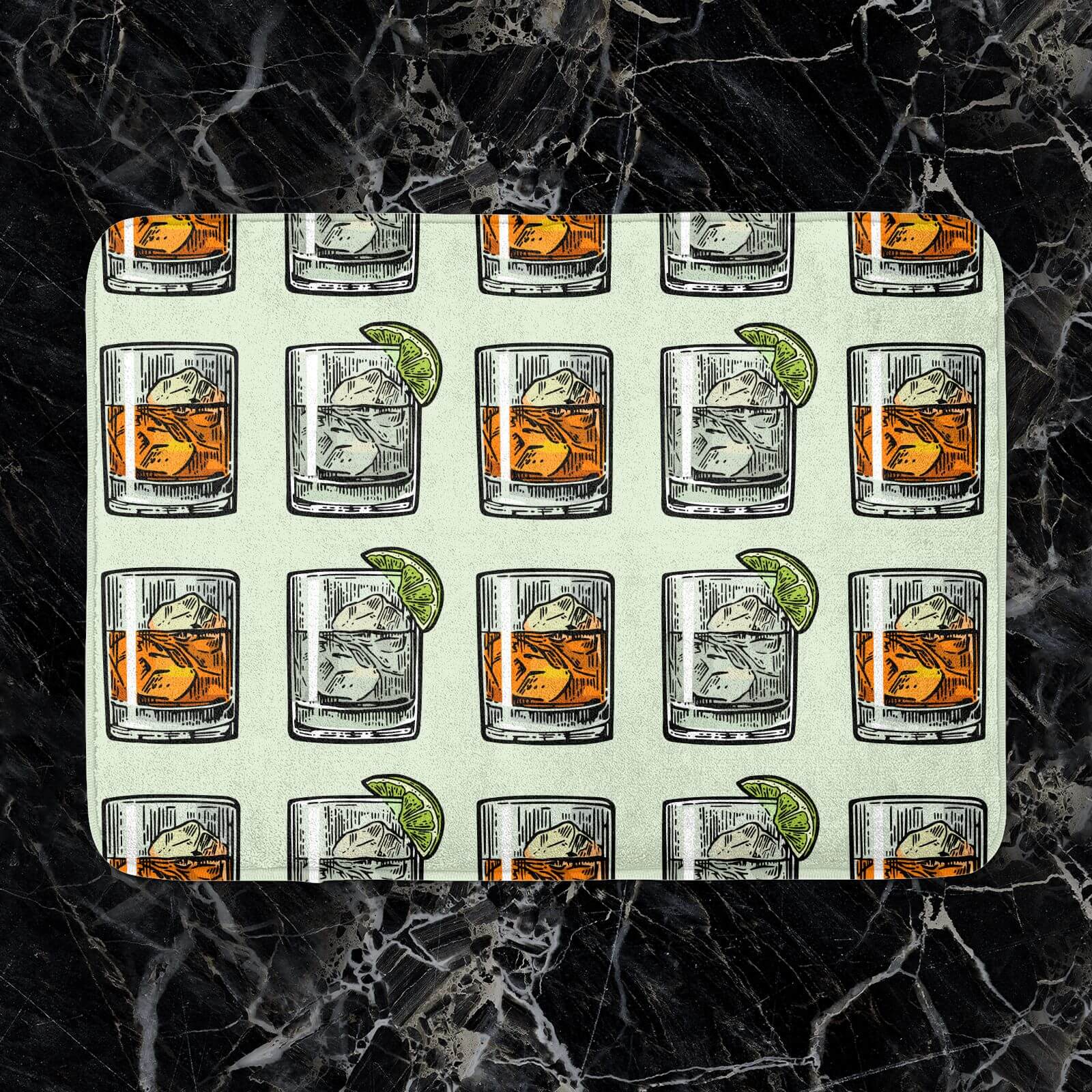 Whisky And Vodka Bath Mat