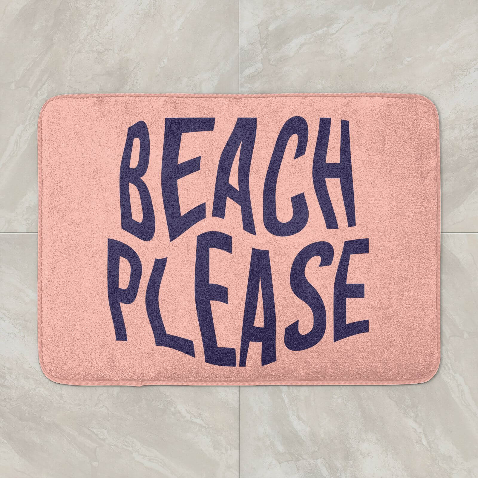 Beach Please Bath Mat