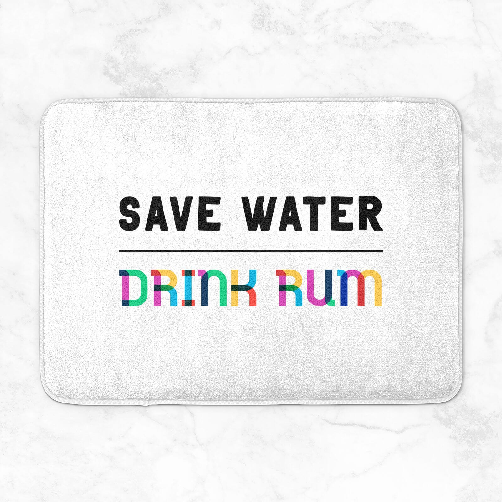 Save Water, Drink Rum Bath Mat