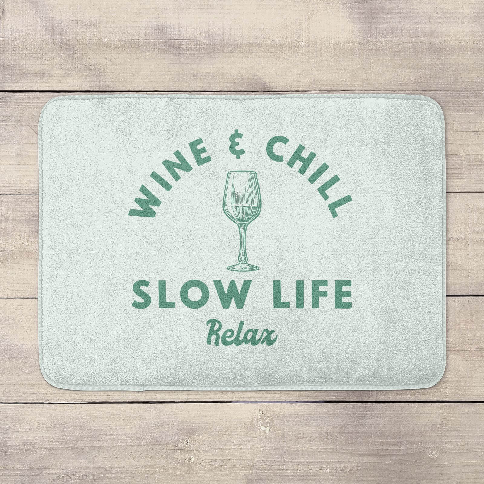 Wine And Chill Bath Mat