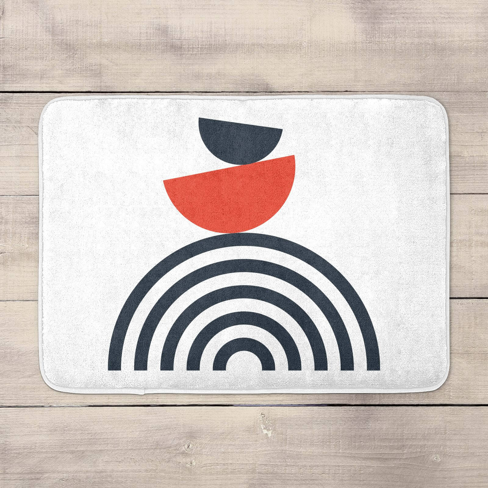 Rainbow Balancing Act Bath Mat