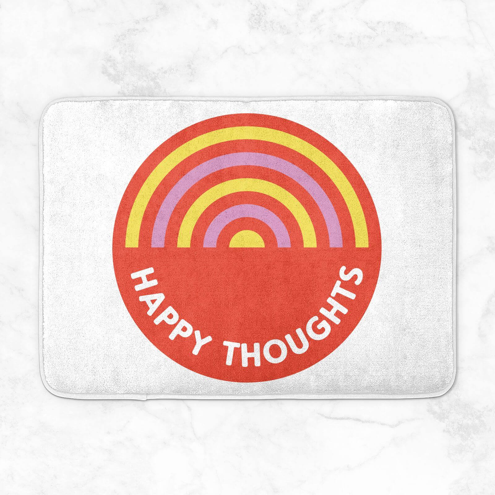 Happy Thoughts Bath Mat