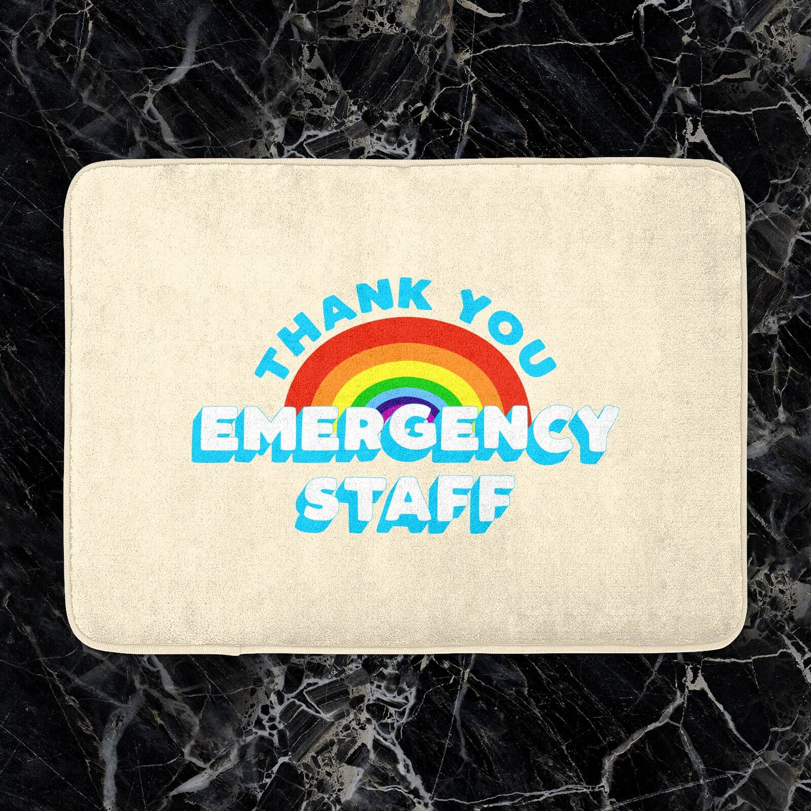 Thank You Emergency Staff Bath Mat