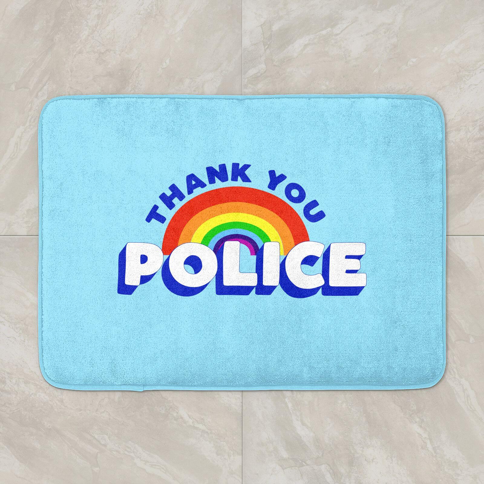 Thank You Police Bath Mat