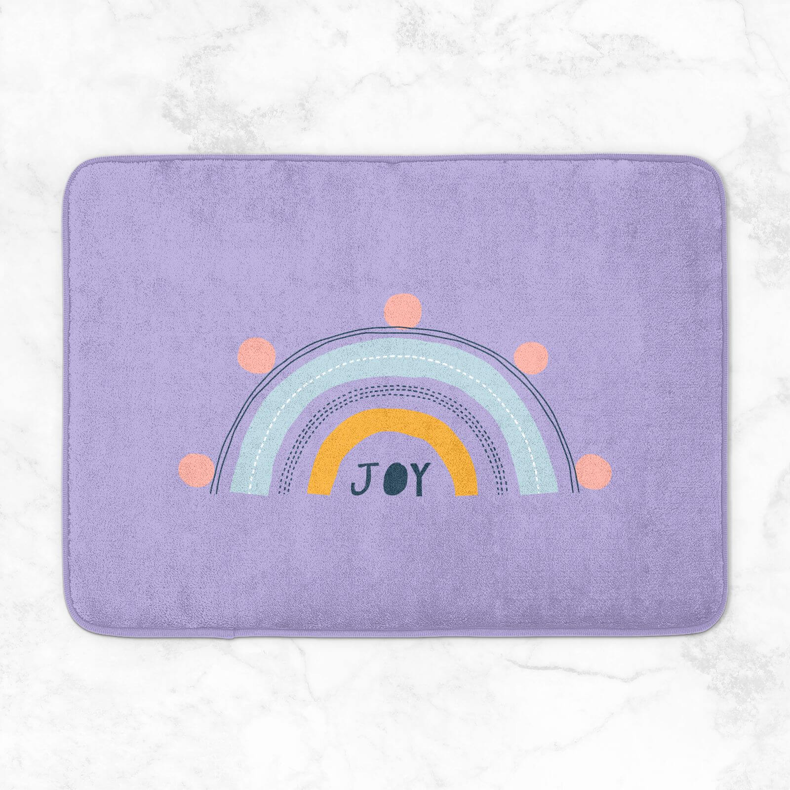 Joy Rainbow Bath Mat