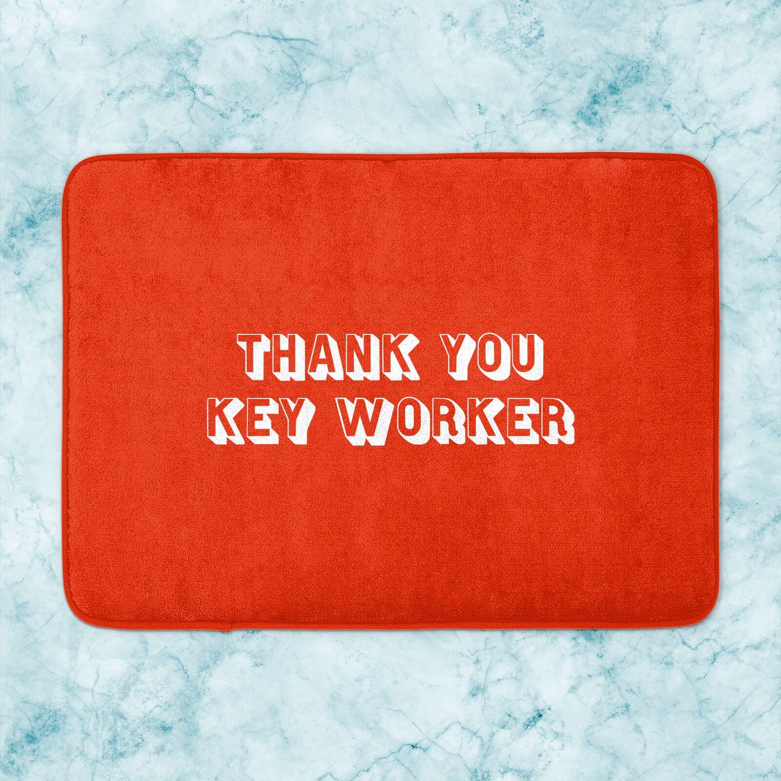 Thank You Key Worker Bath Mat