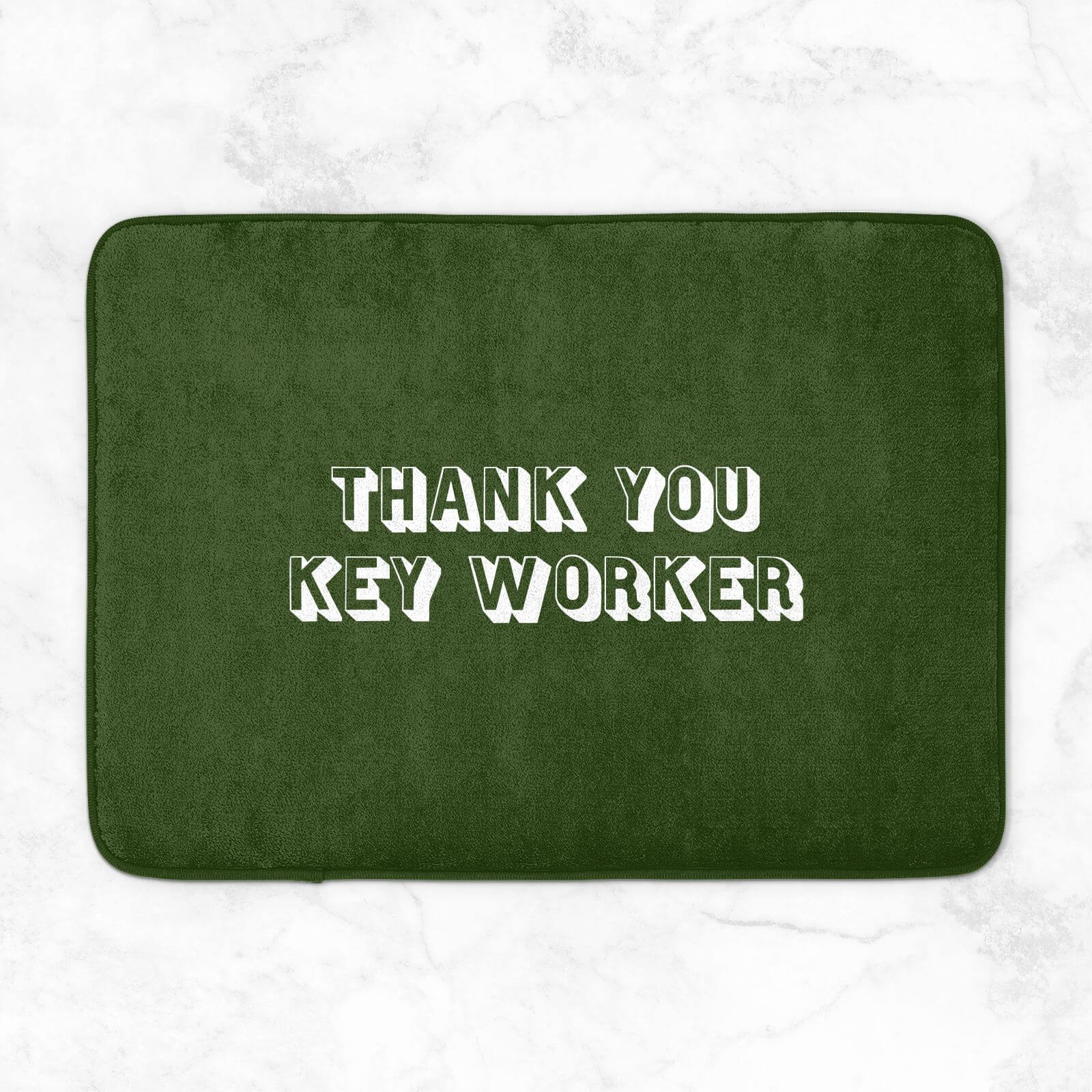 Thank You Key Worker Bath Mat