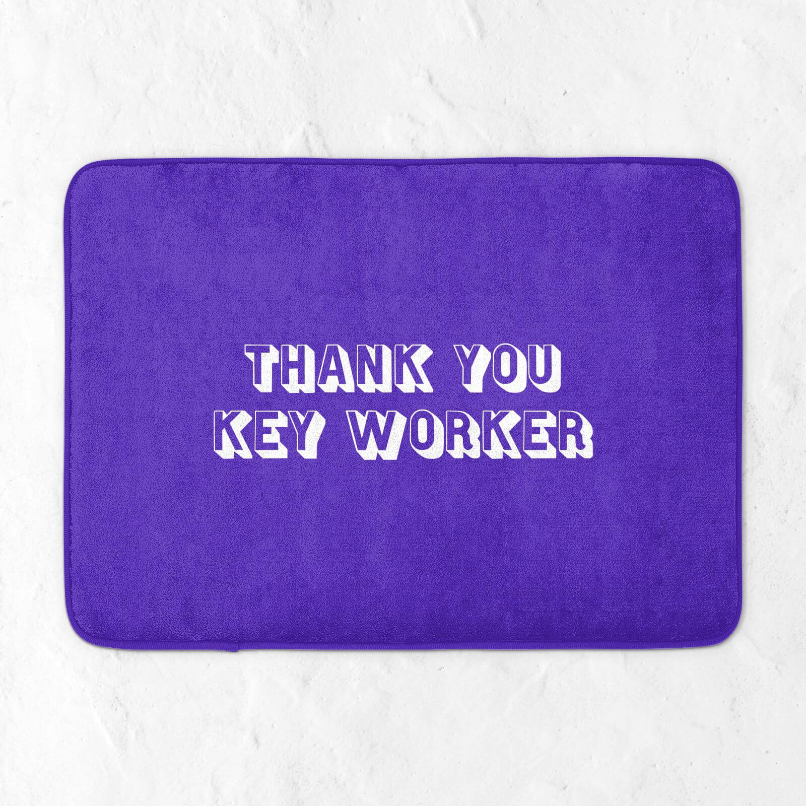 Thank You Key Worker Bath Mat
