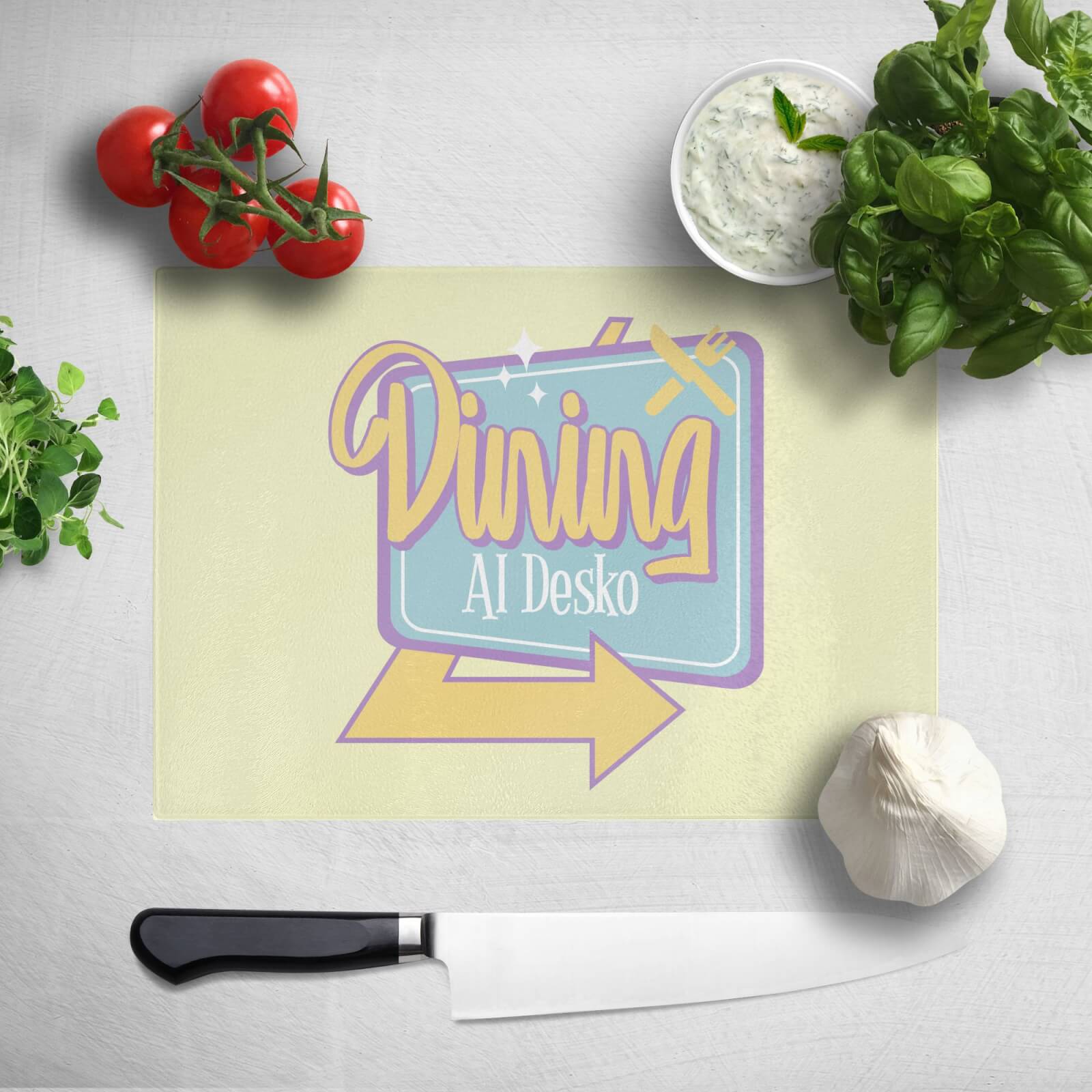 Dining Al Desko 60s Chopping Board