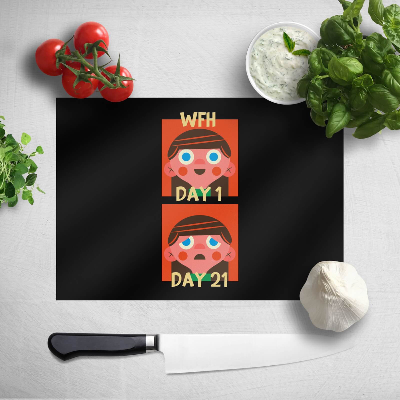 How Many Days? Chopping Board