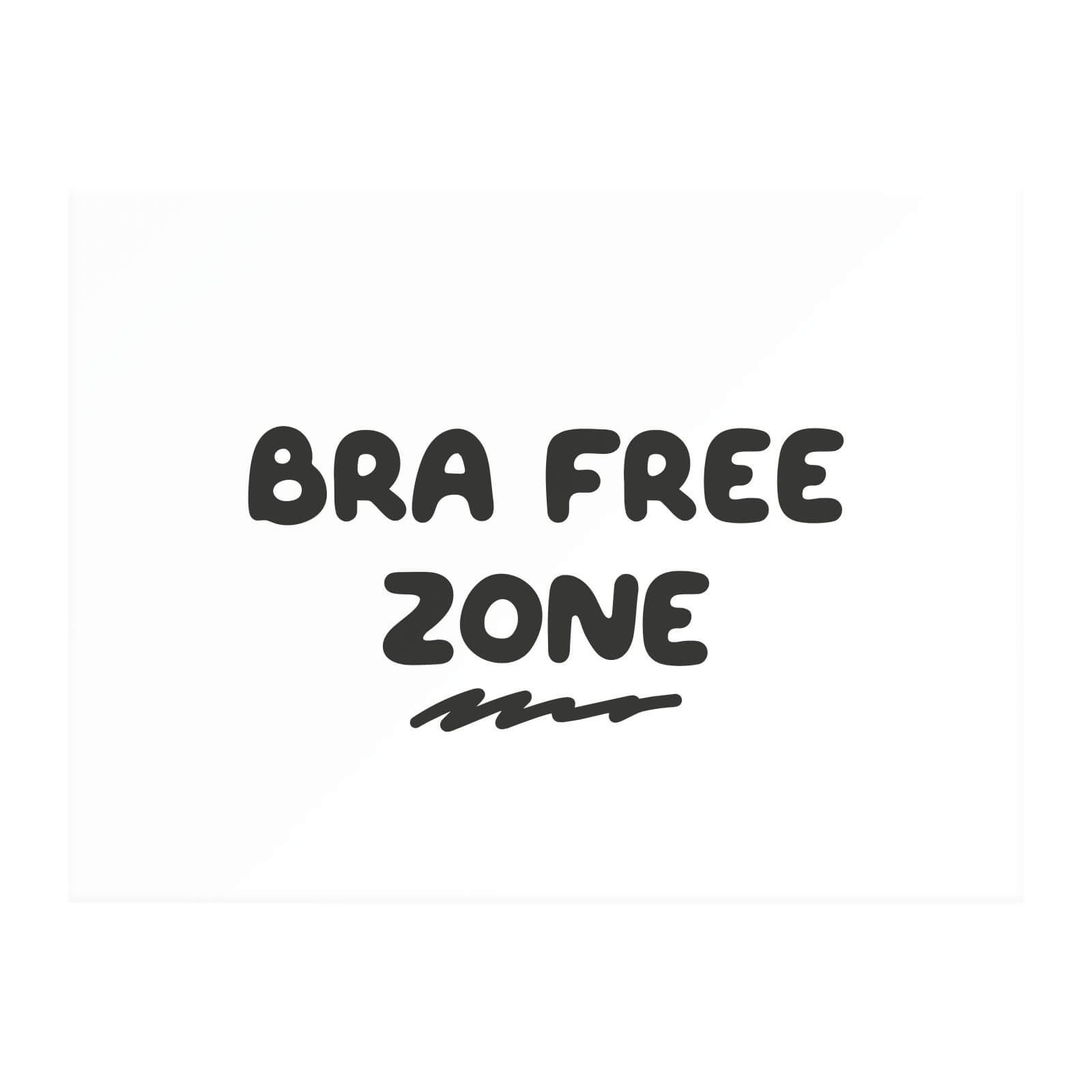 Bra Free Zone Chopping Board