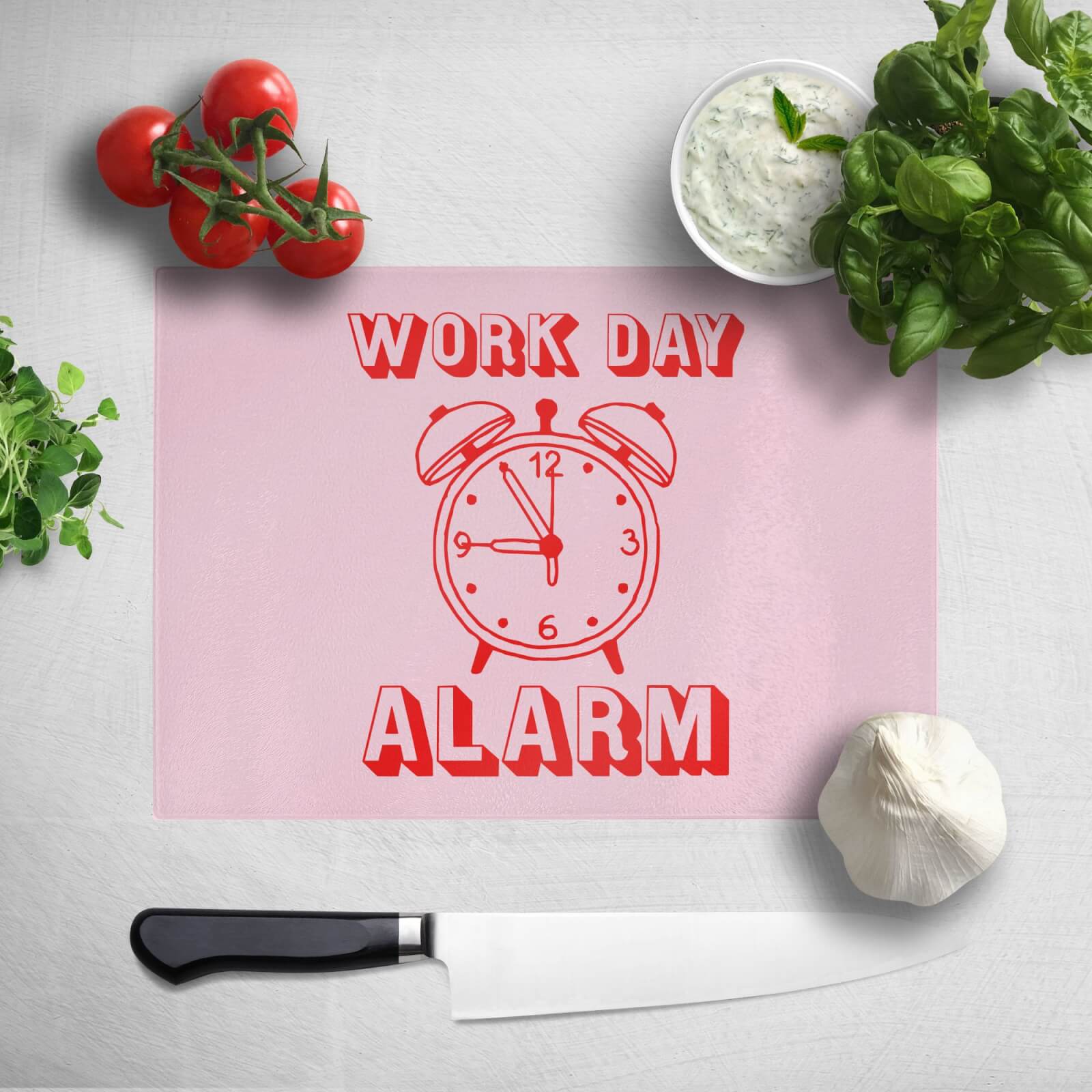 Work Day Alarm Chopping Board