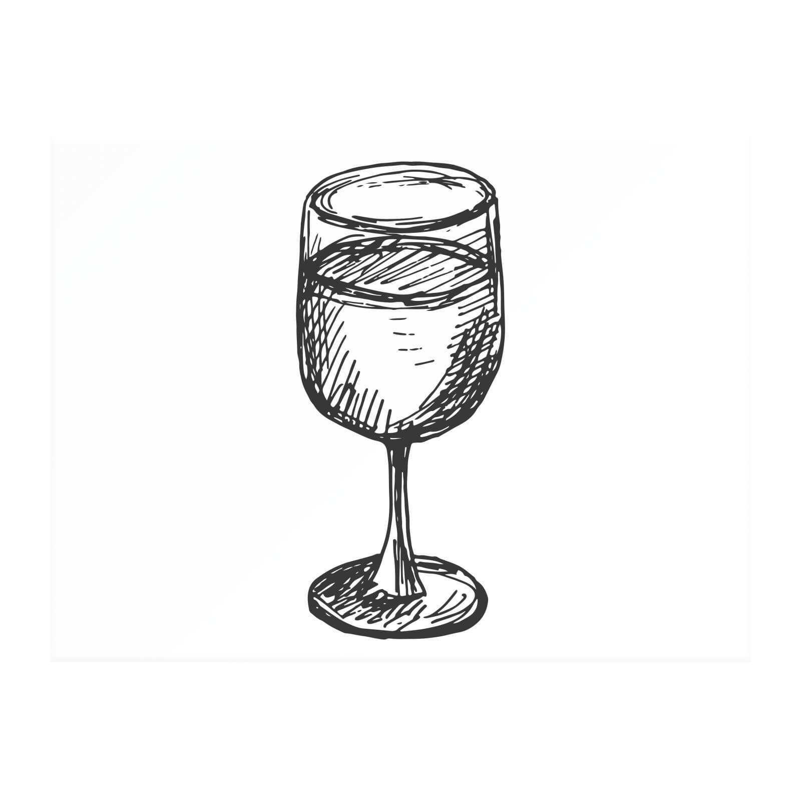 Wine Glass Chopping Board