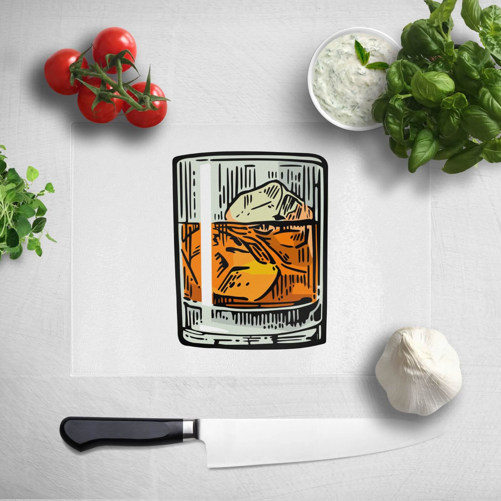 Whisky Chopping Board