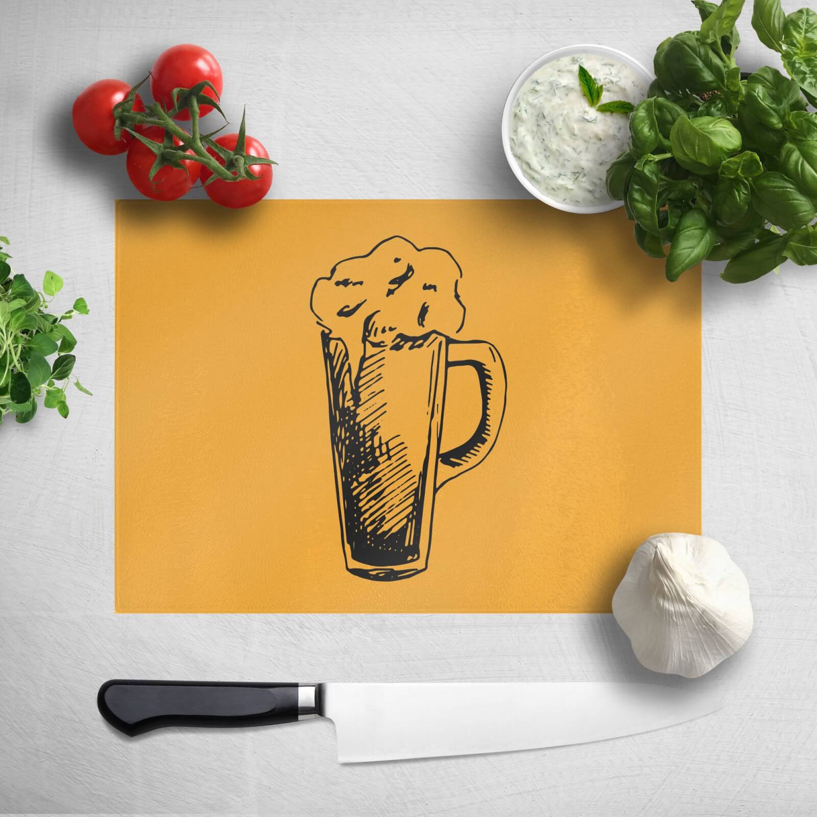 Beer Glass Chopping Board