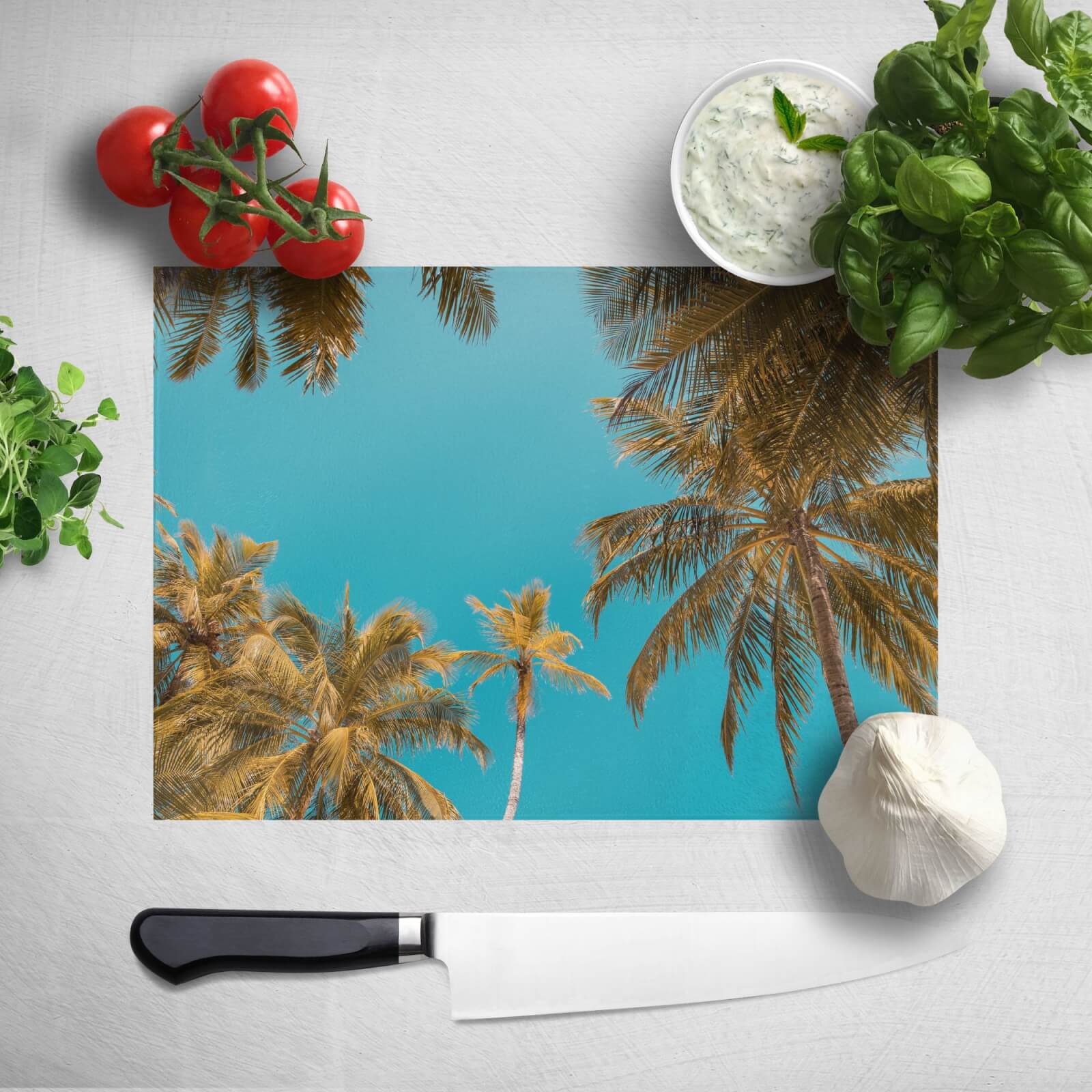 Palm Trees Chopping Board