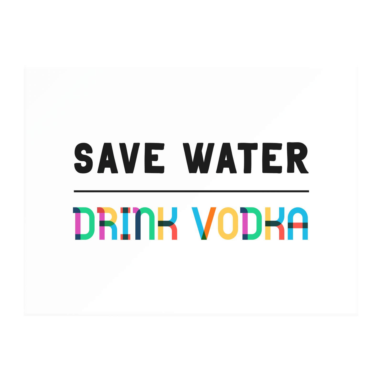 Save Water, Drink Vodka Chopping Board