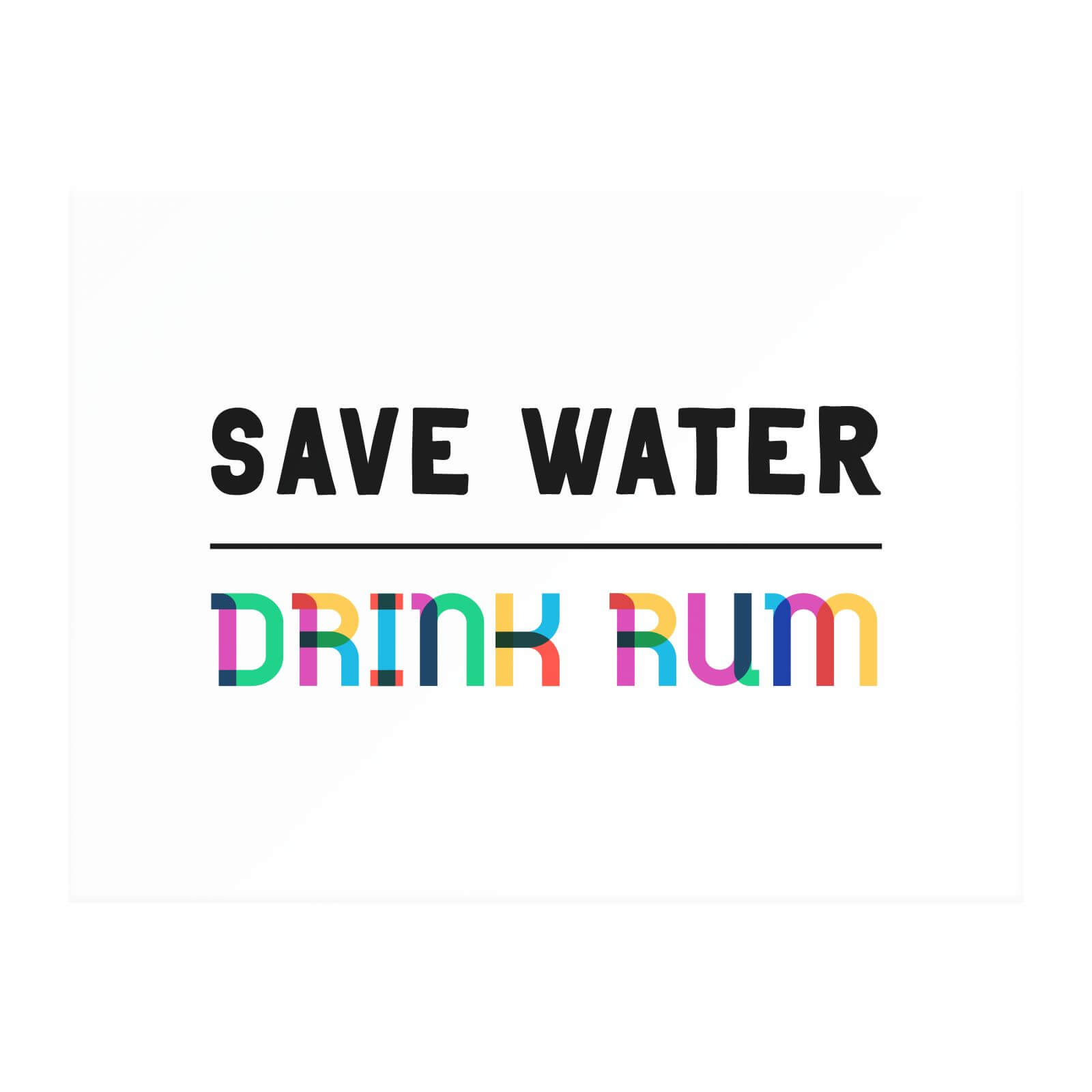 Save Water, Drink Rum Chopping Board