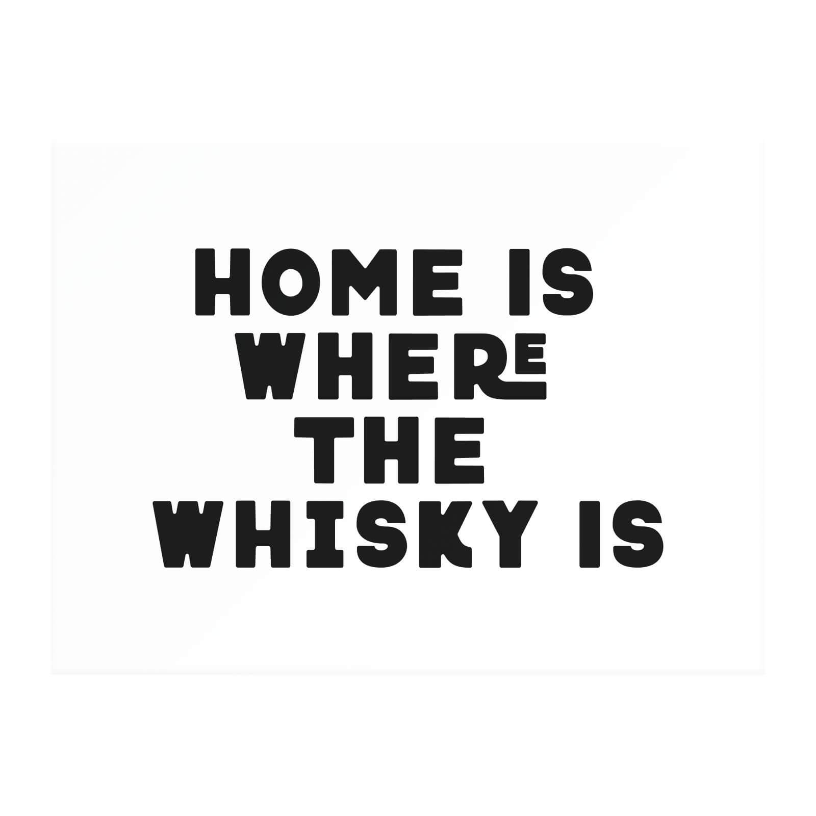 Home Is Where The Whisky Is Chopping Board