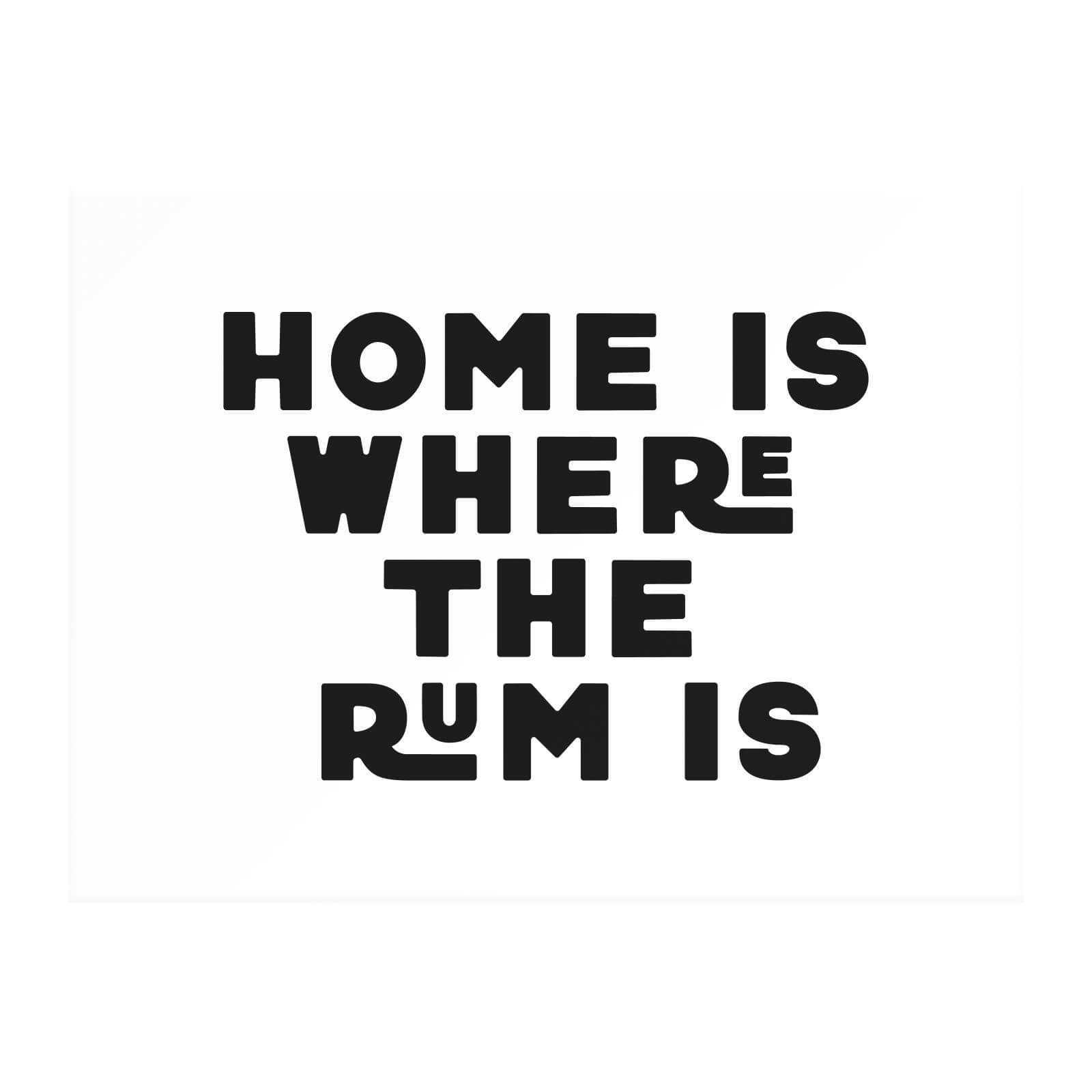 Home Is Where The Rum Is Chopping Board