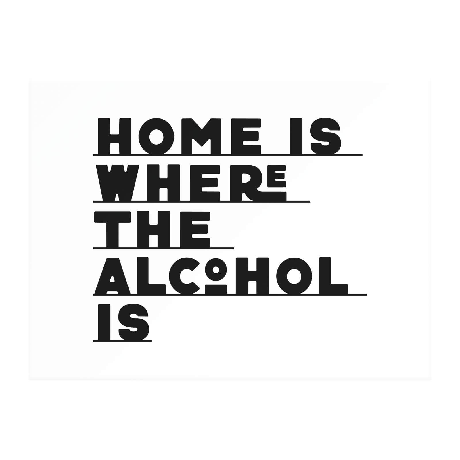 Home Is Where The Alcohol Is Chopping Board