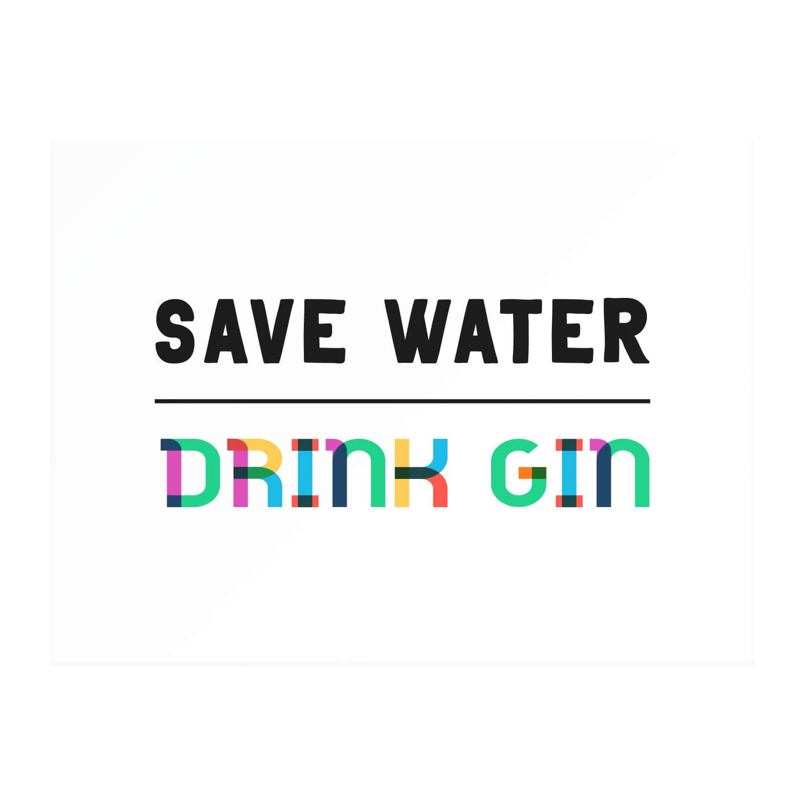 Save Water, Drink Gin Chopping Board