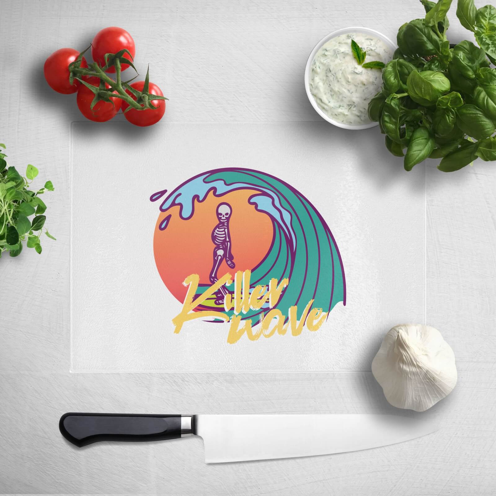 Killer Wave Dude Chopping Board