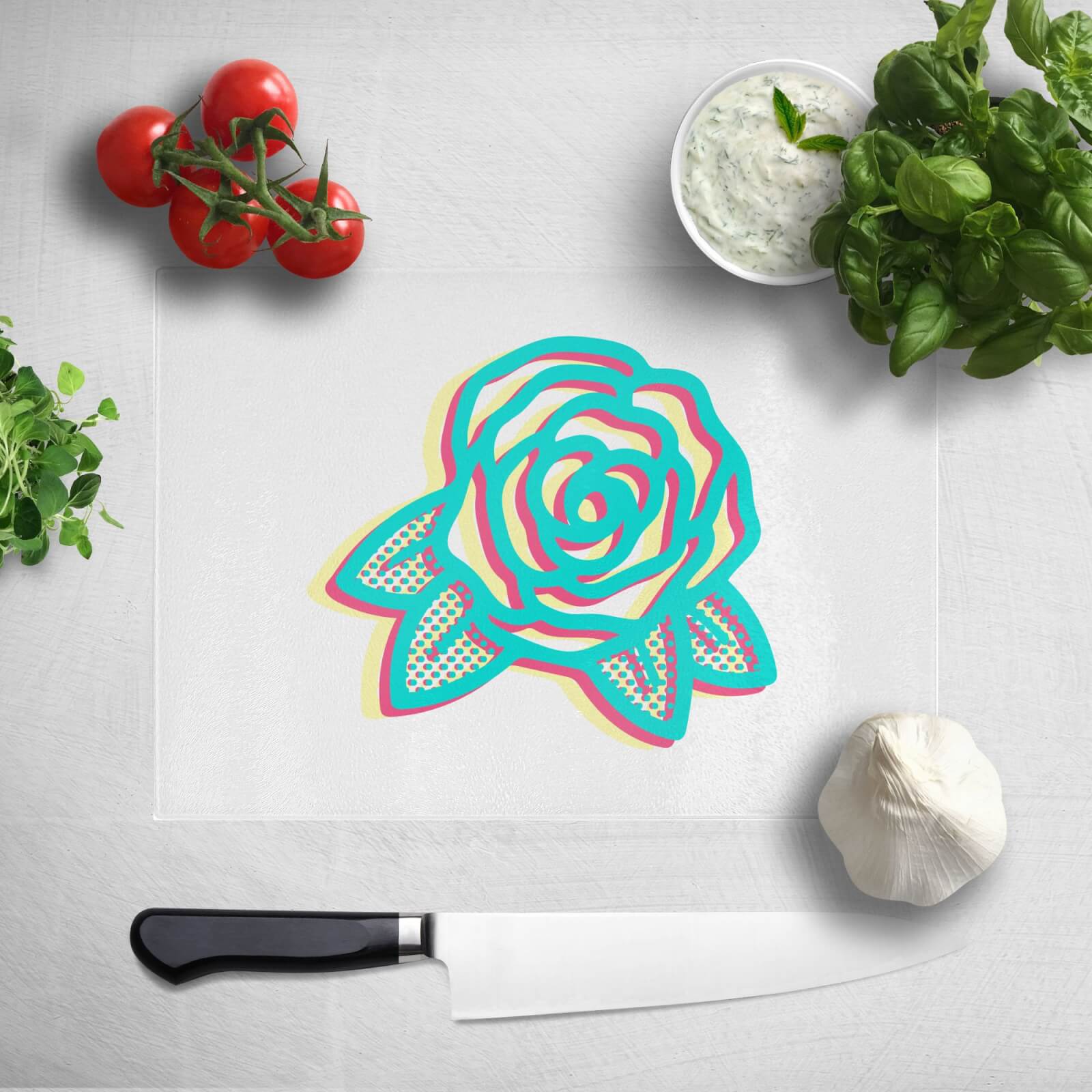 Summer Rose Chopping Board