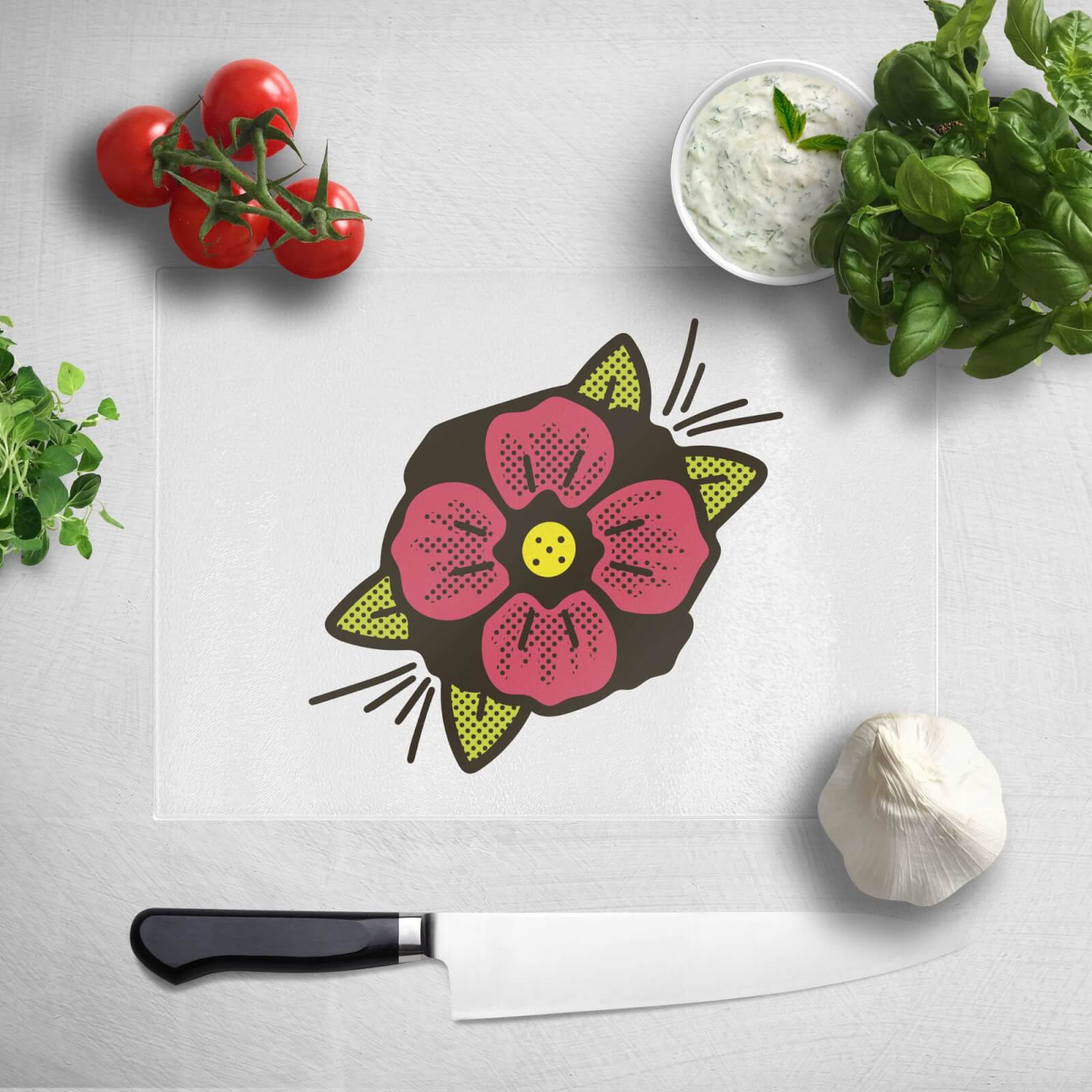 Summer Flower Chopping Board