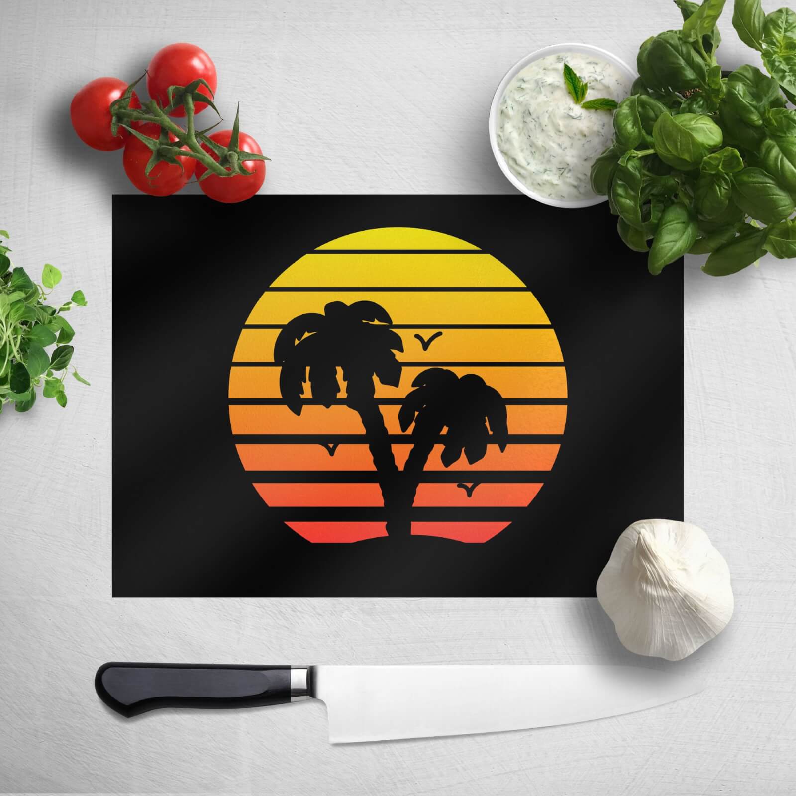 Summer Sunset Chopping Board