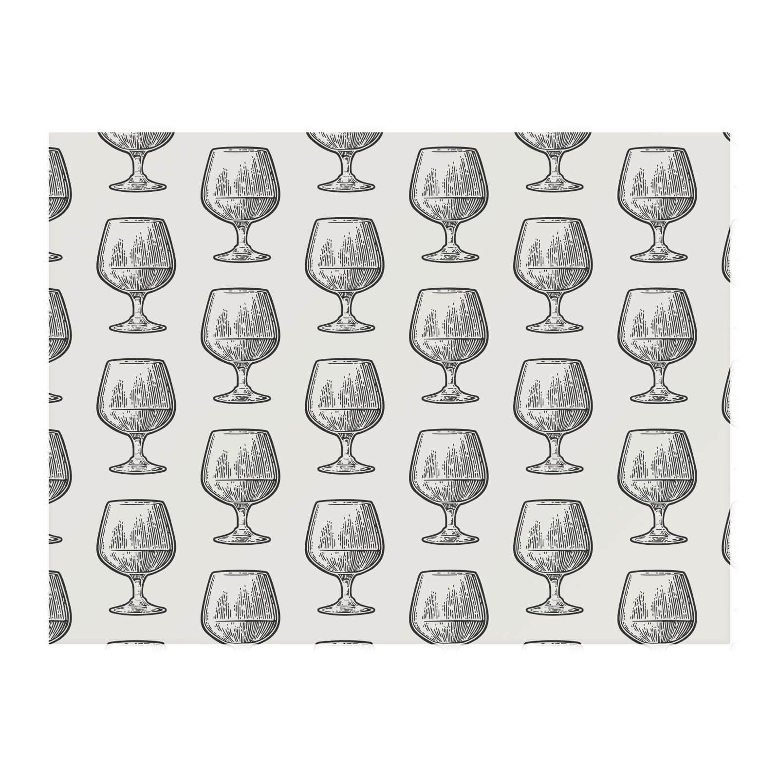 Whisky Glass Pattern Chopping Board