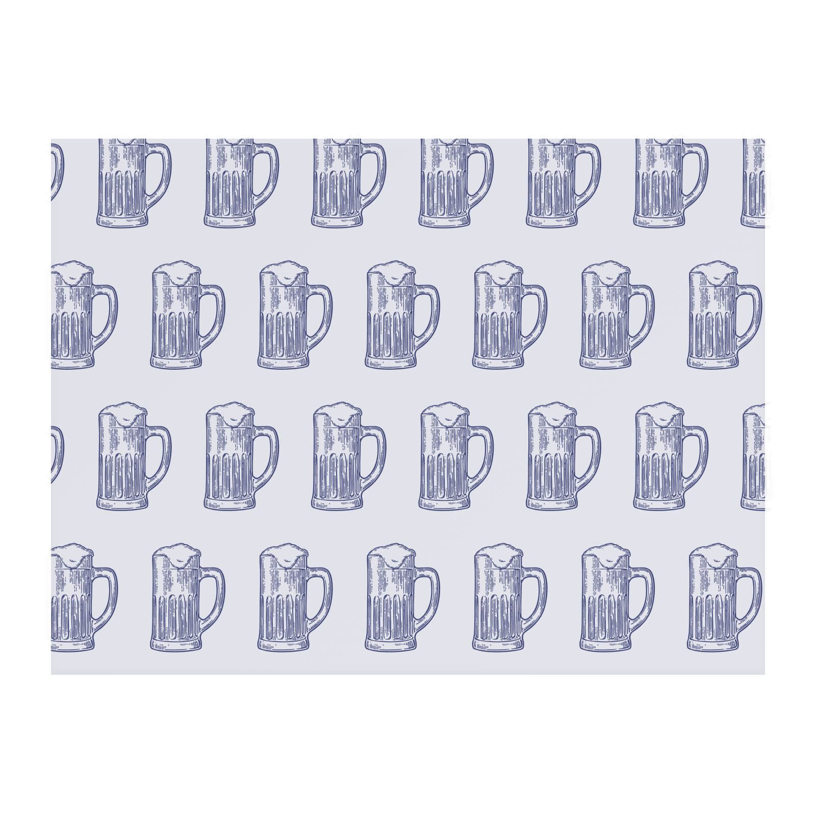 Beer Glass Pattern Chopping Board