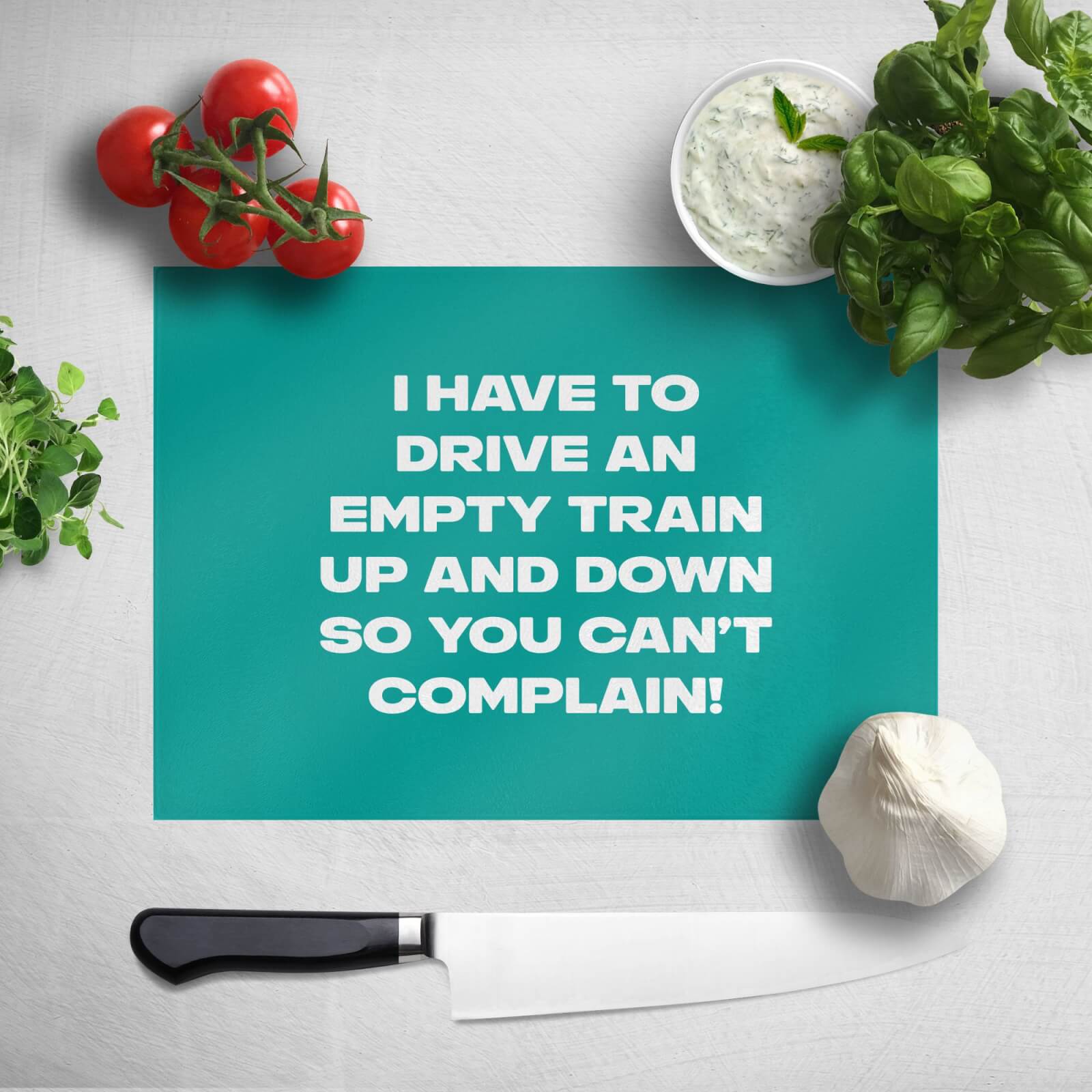 Driving Empty Trains Chopping Board
