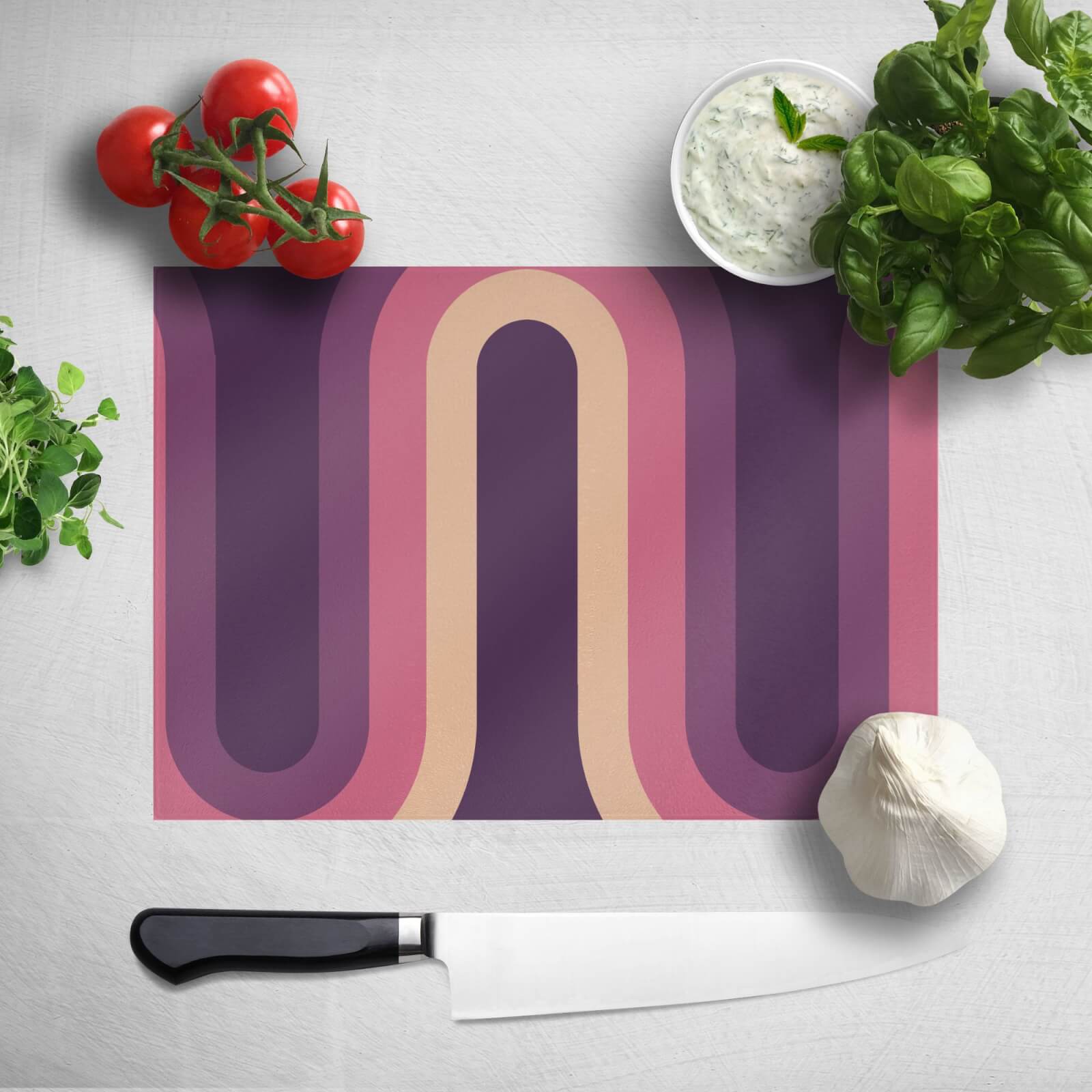 Purple Groove Chopping Board