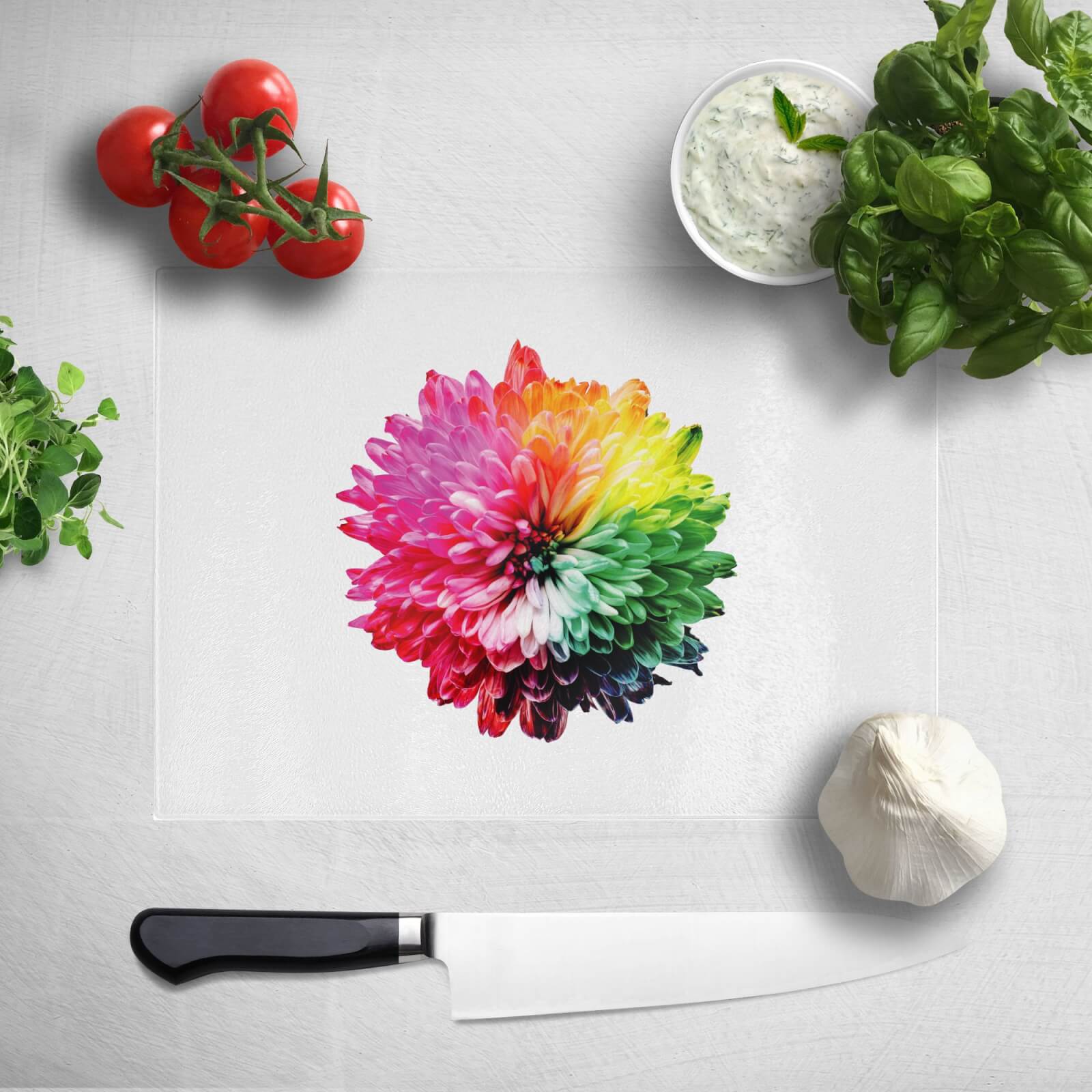 Fluro Flower Chopping Board