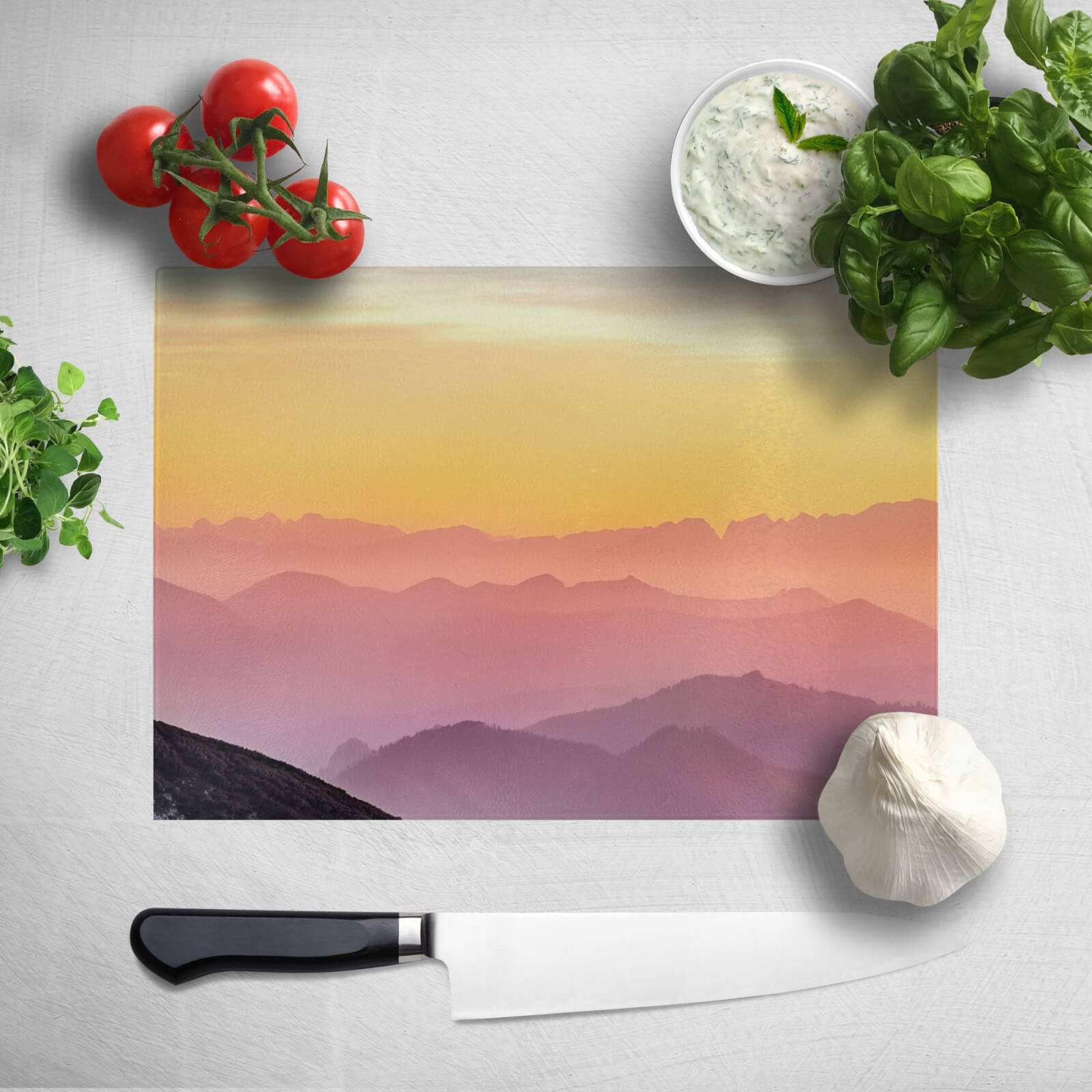 Rainbow Horizon Chopping Board