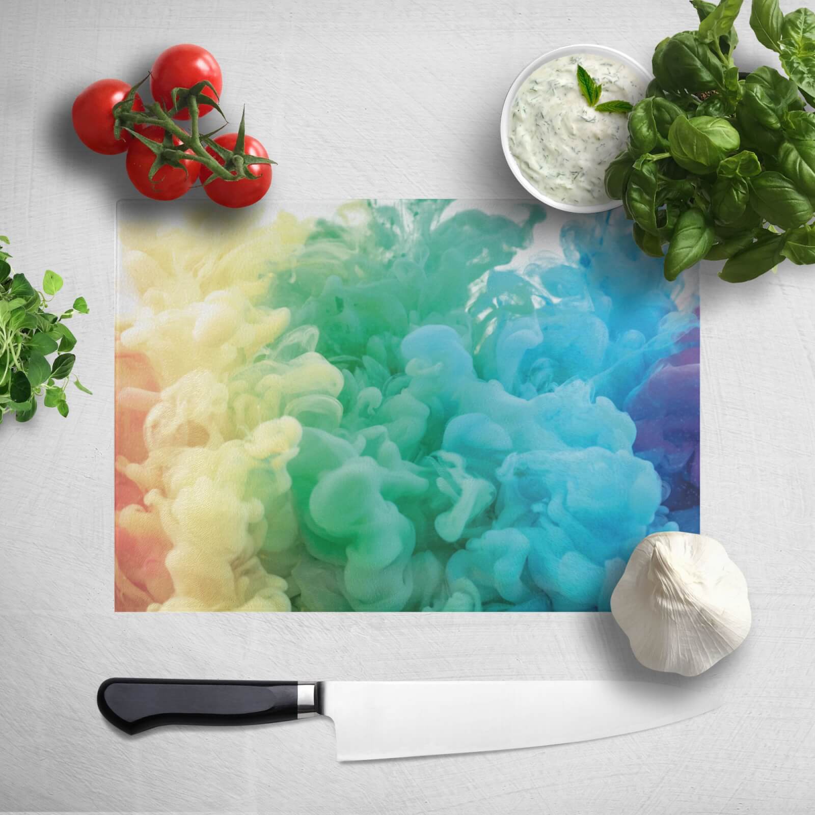 Rainbow Smoke Chopping Board