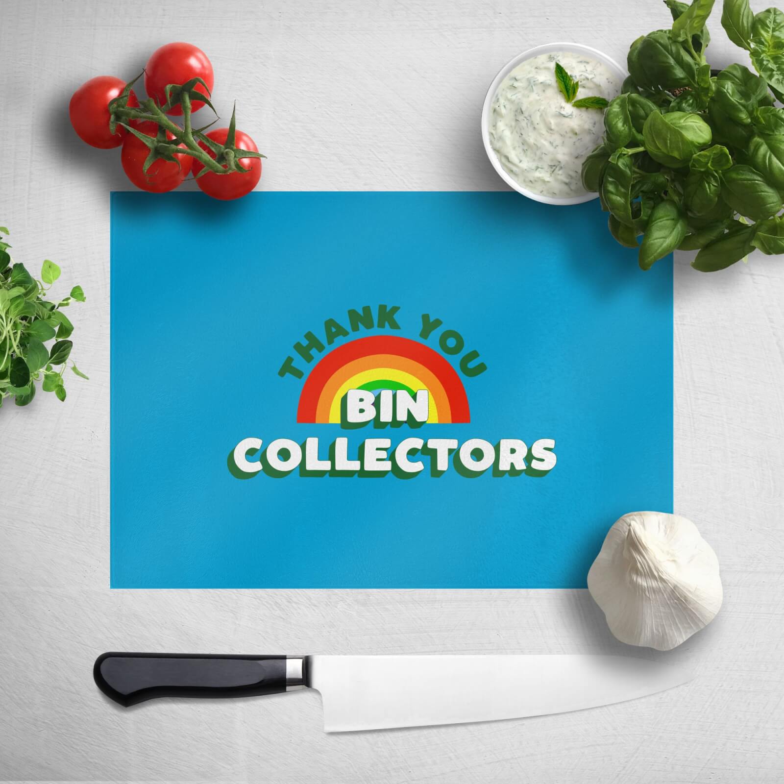 Thank You Bin Collectors Chopping Board
