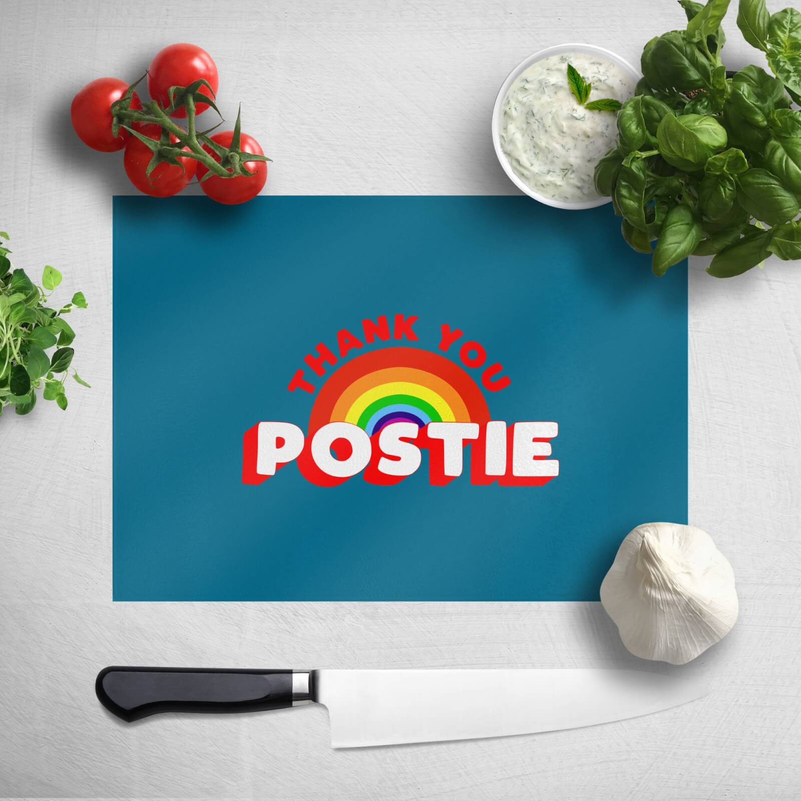 Thank You Postie Chopping Board