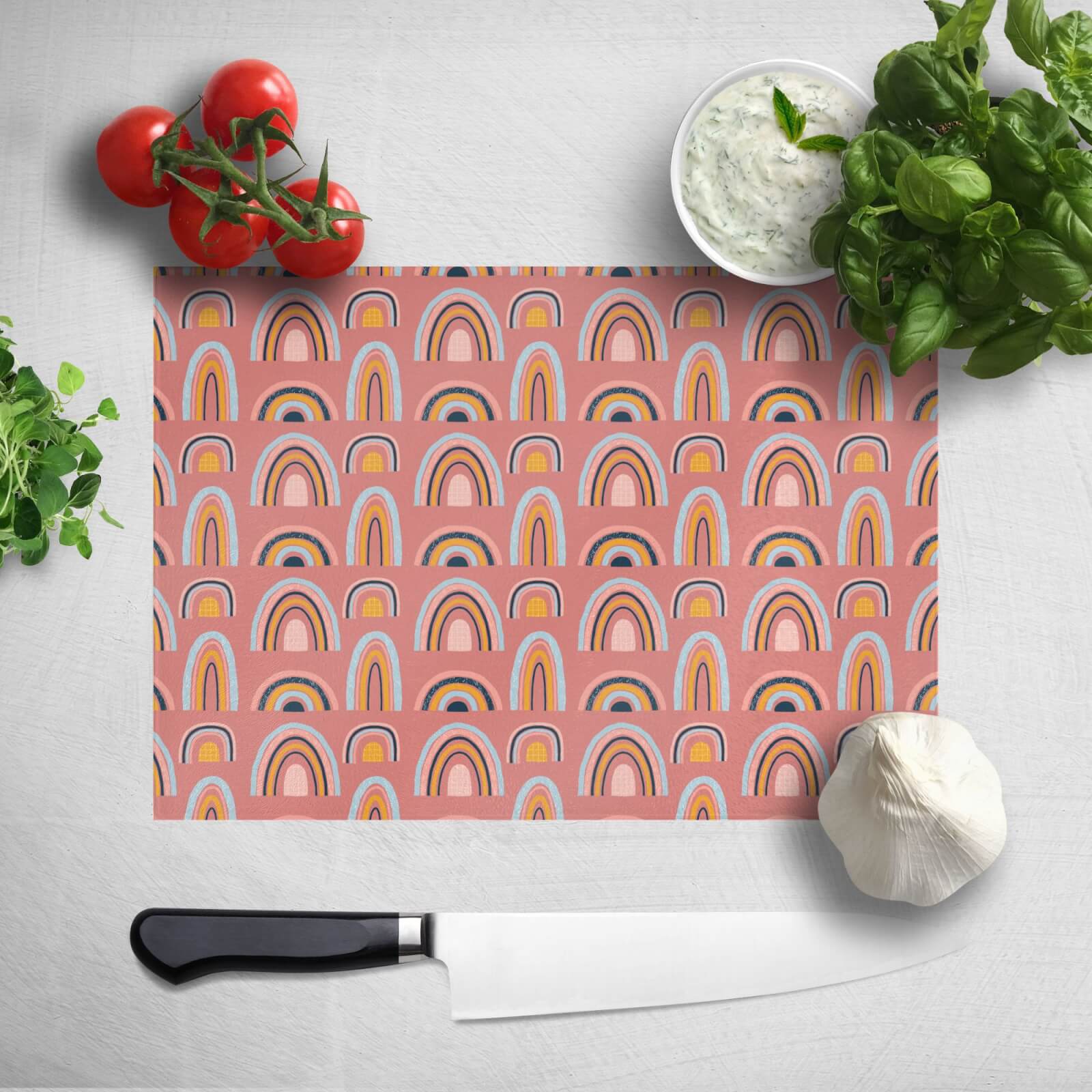 Rainbow Pink Chopping Board