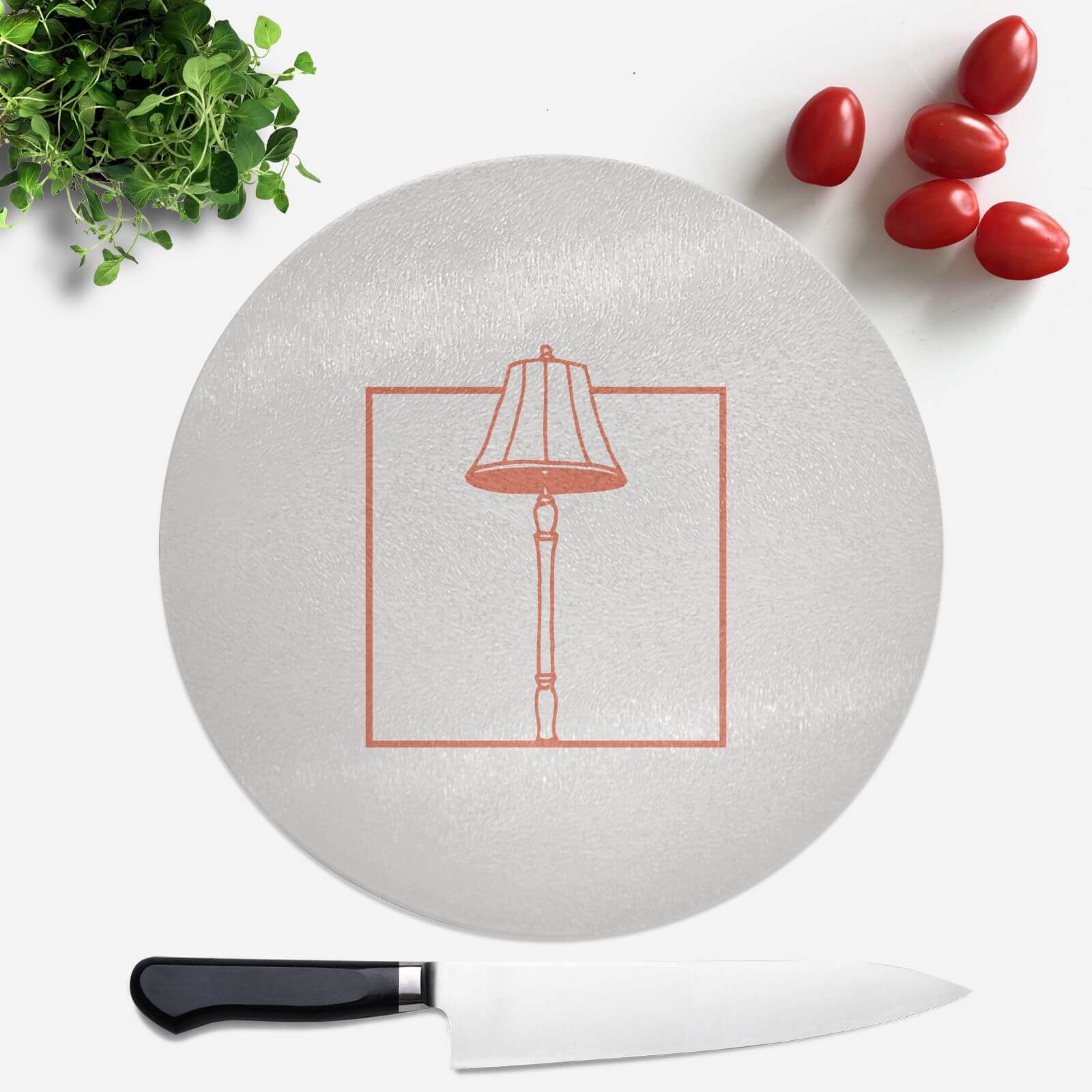 Lampshade Round Chopping Board