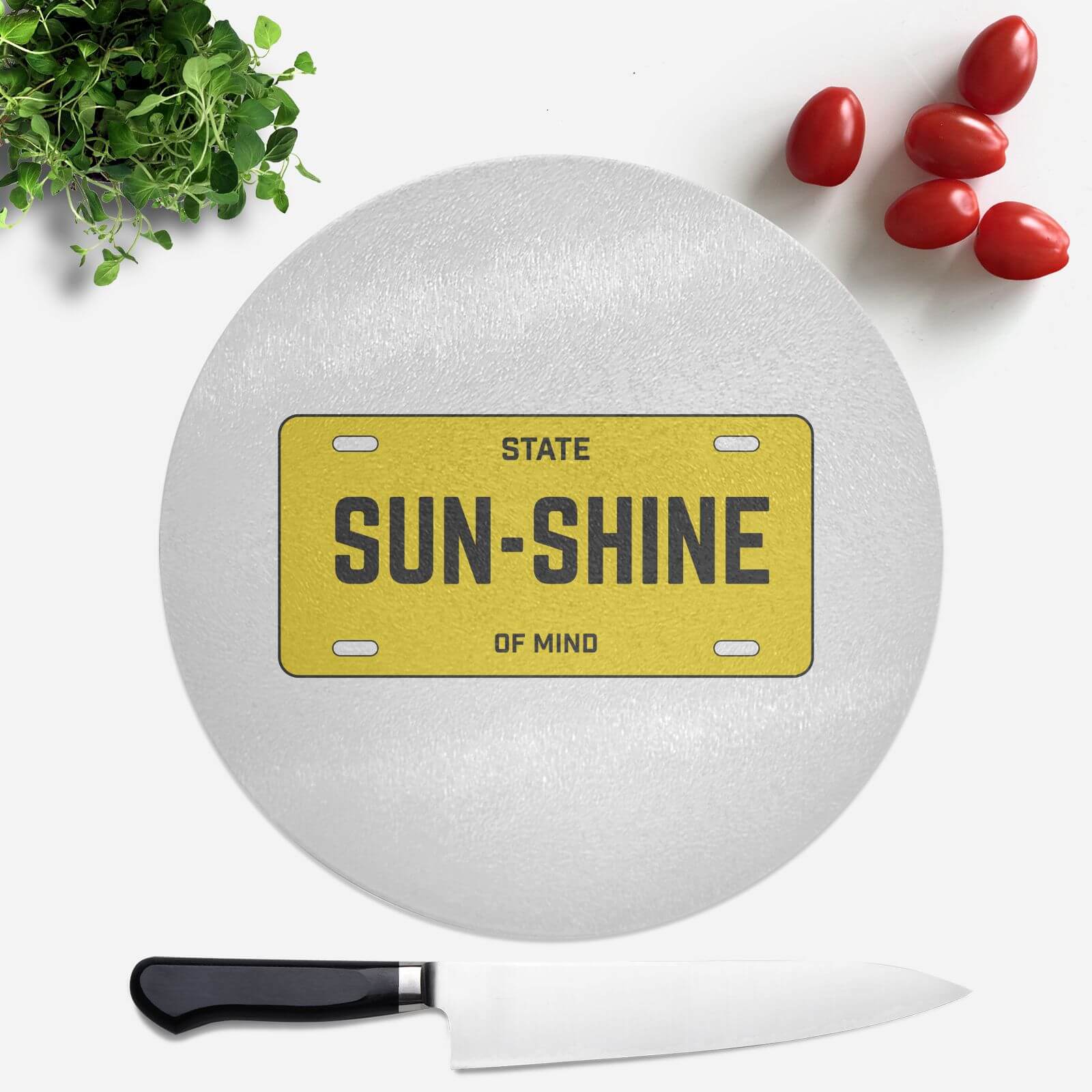 Sunshine State Of Mind Round Chopping Board