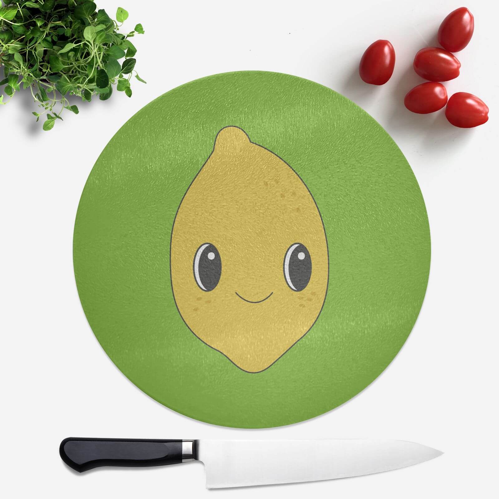 Cute Lemon Round Chopping Board