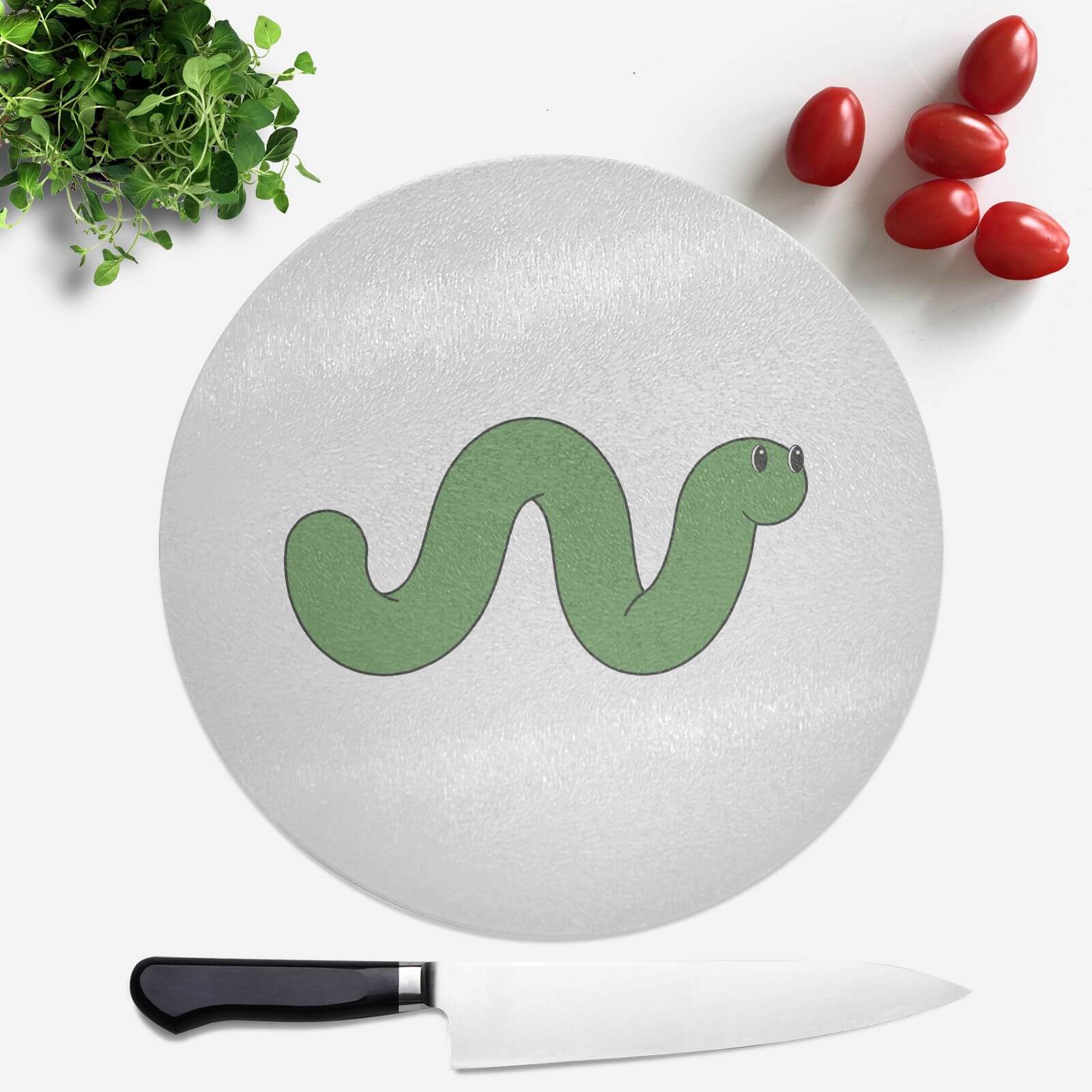 Worm Round Chopping Board