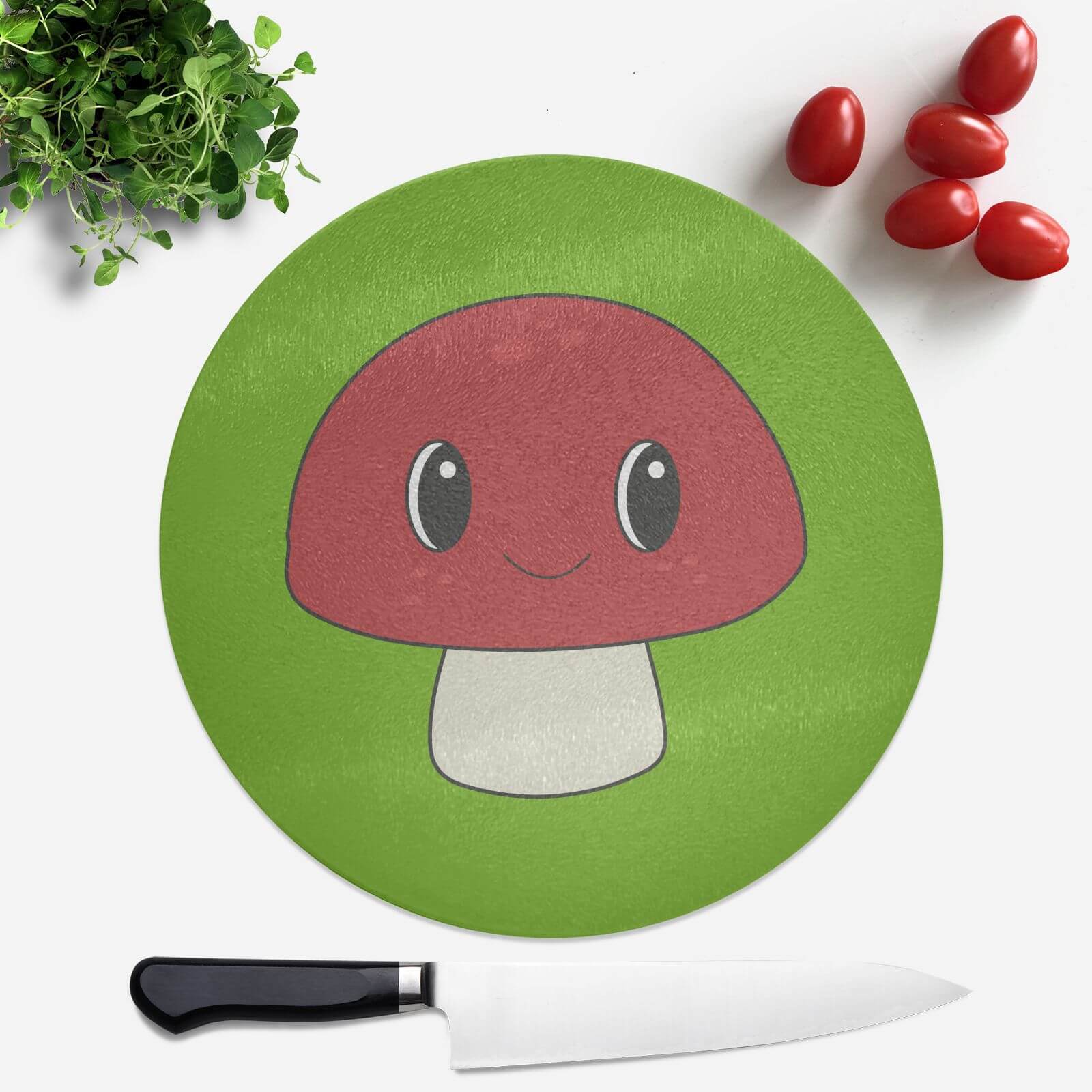 Mushroom Round Chopping Board