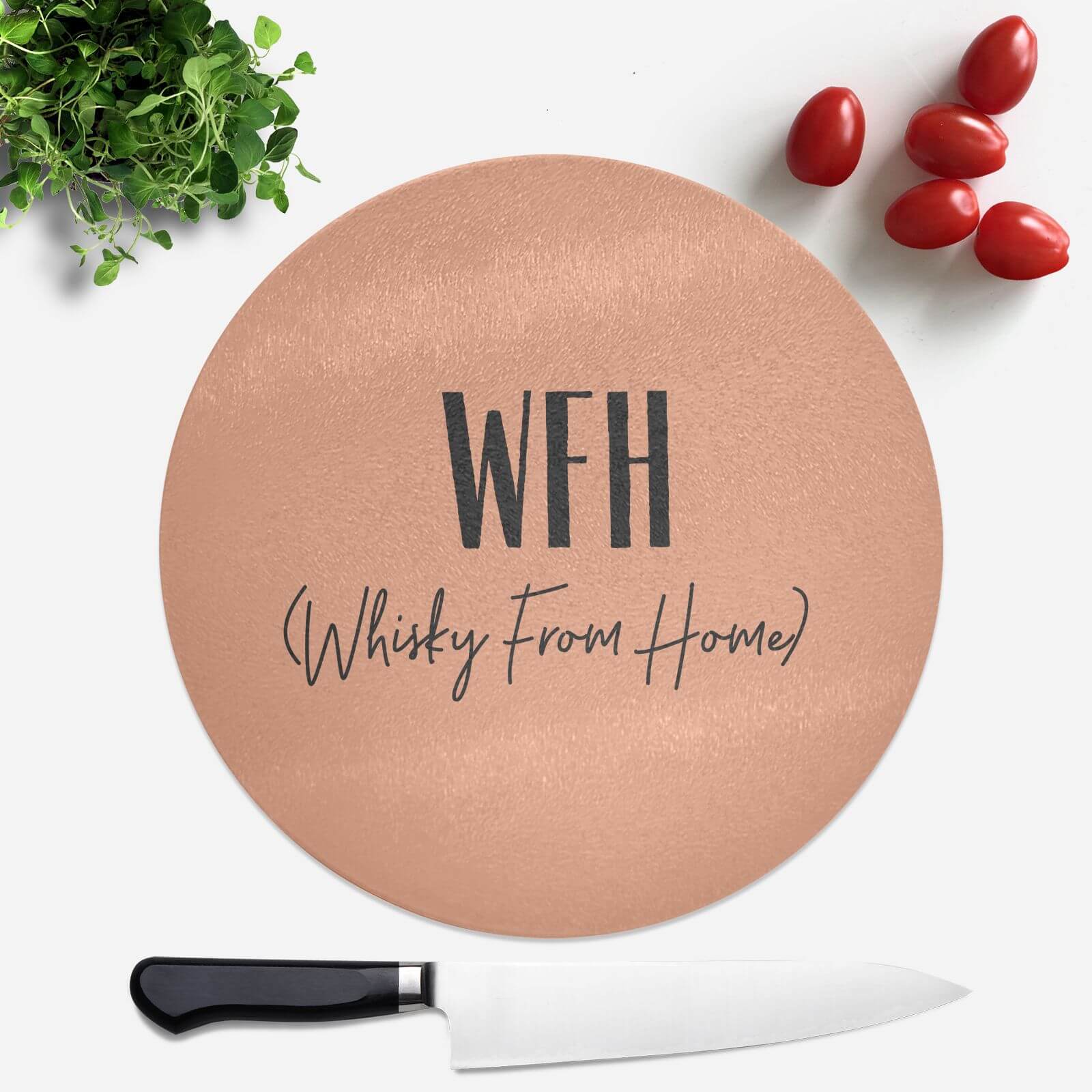Whisky From Home Round Chopping Board