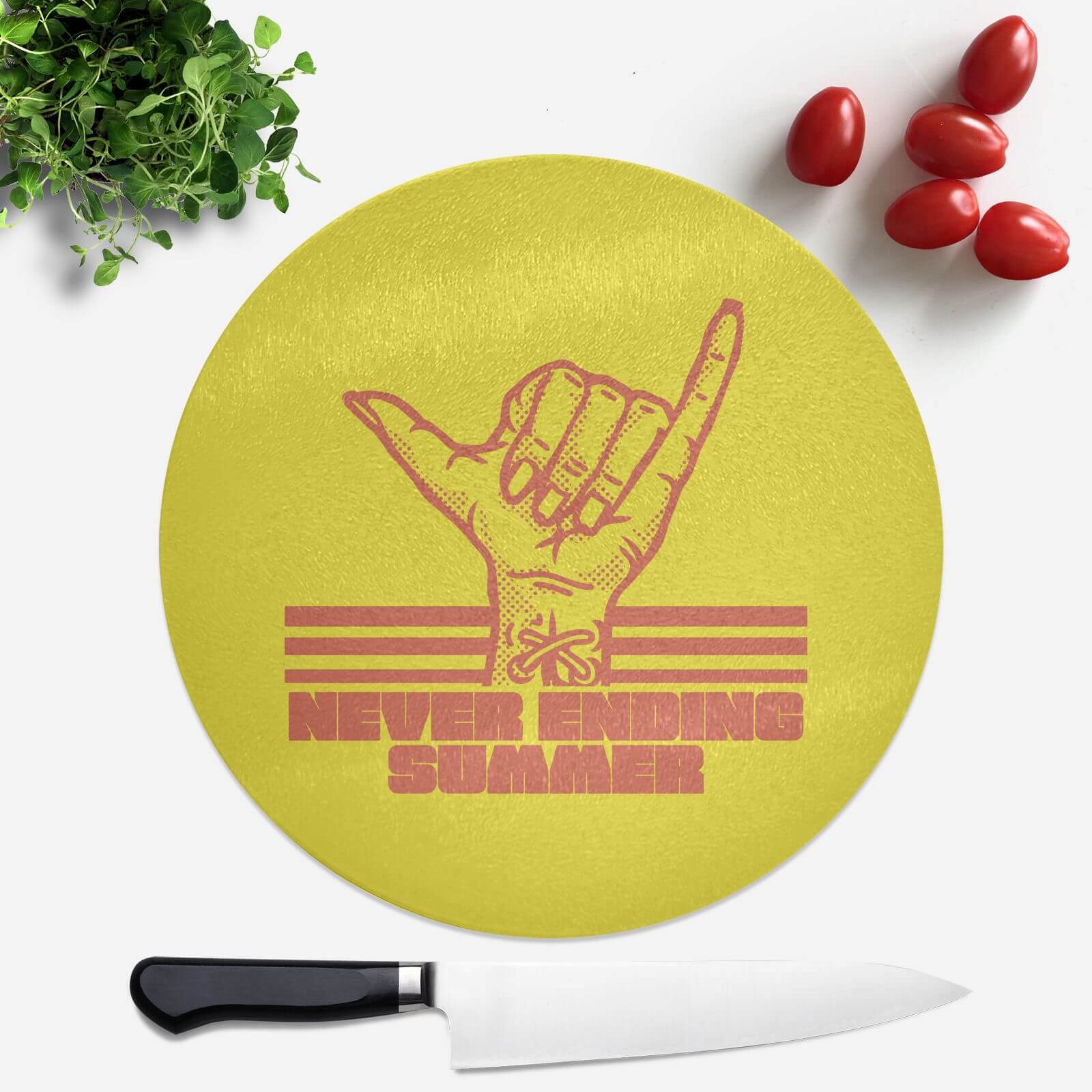 Never Ending Summer Round Chopping Board