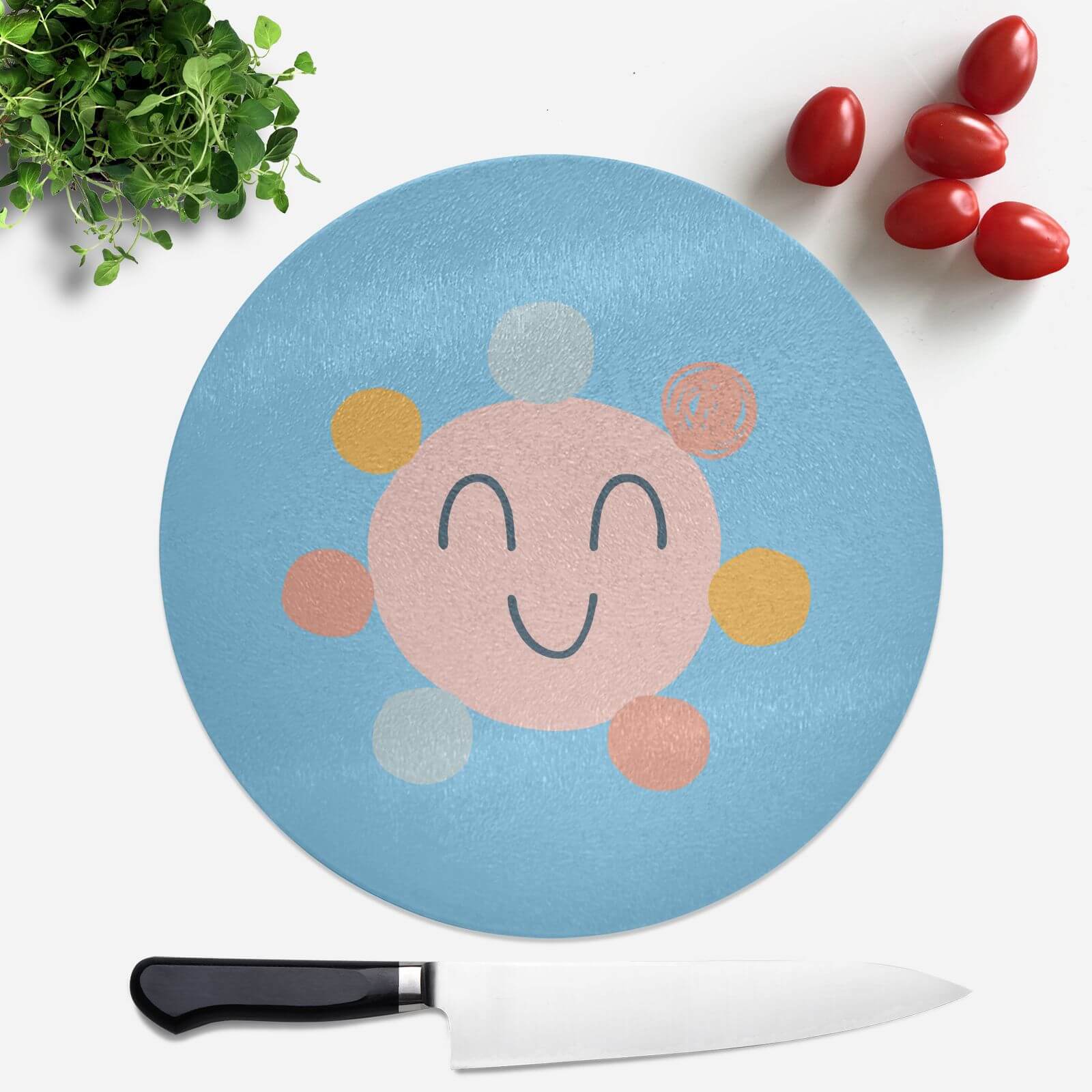 Sunny Round Chopping Board